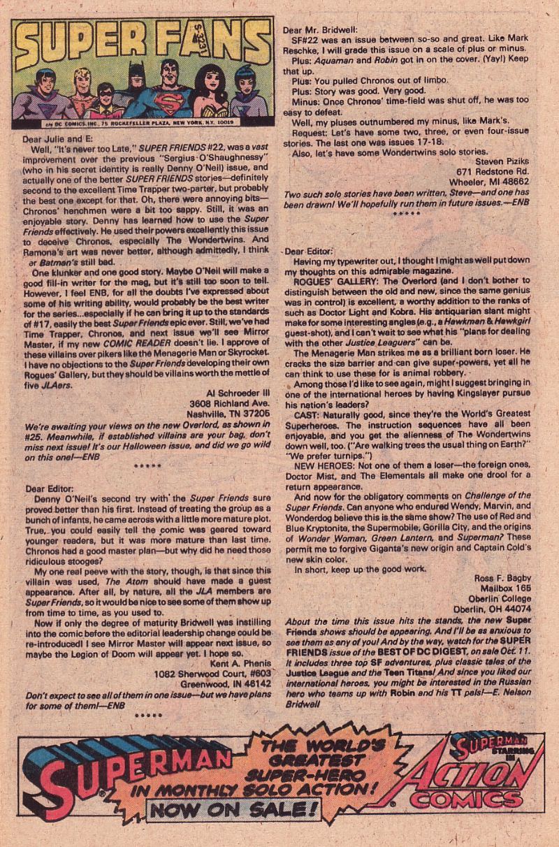 Read online The Super Friends comic -  Issue #27 - 21