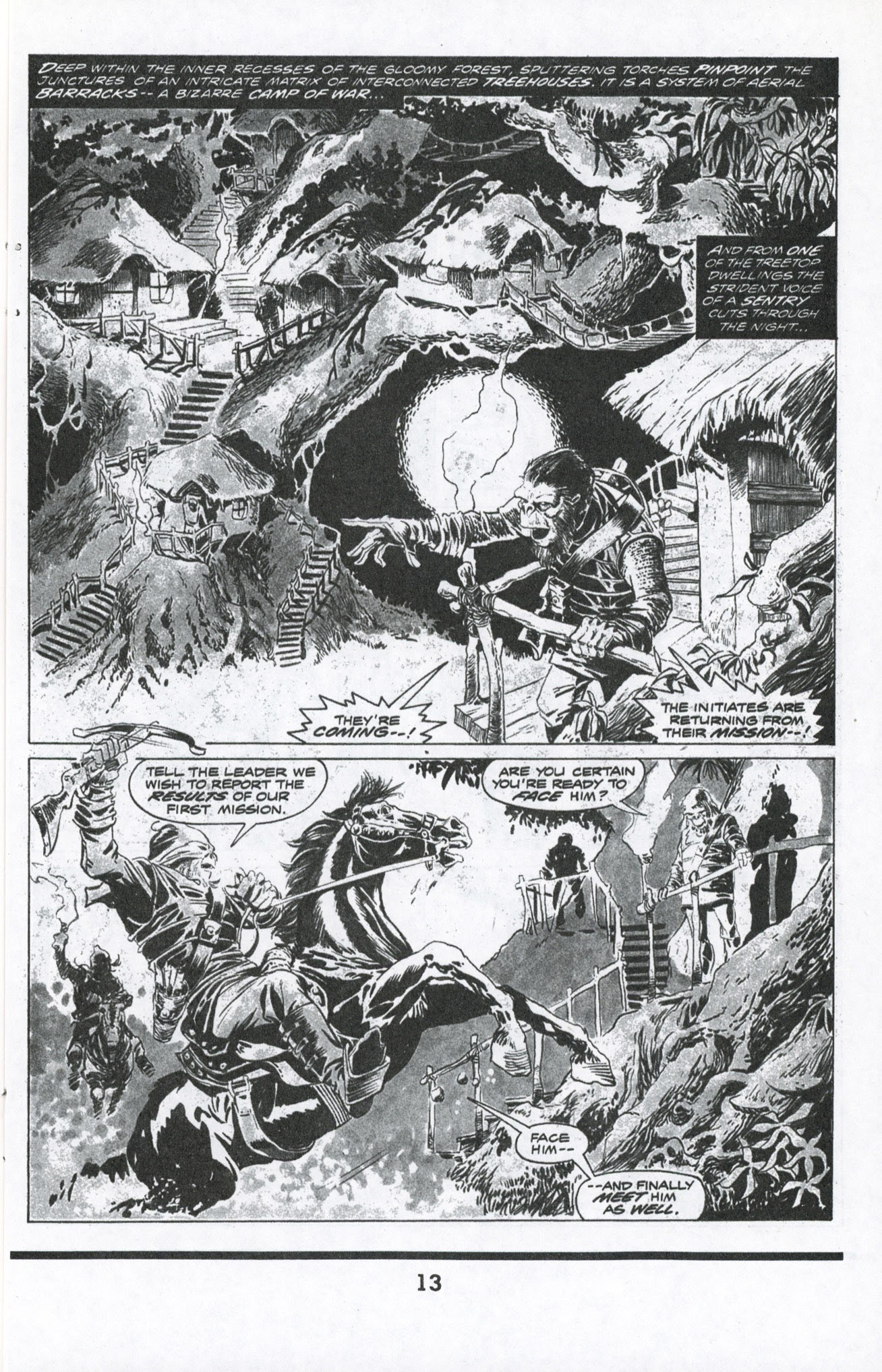 Read online Terror on the Planet of the Apes comic -  Issue #1 - 17