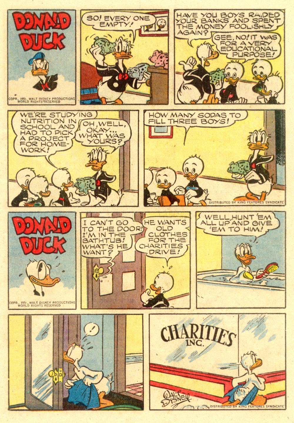 Read online Walt Disney's Comics and Stories comic -  Issue #166 - 33