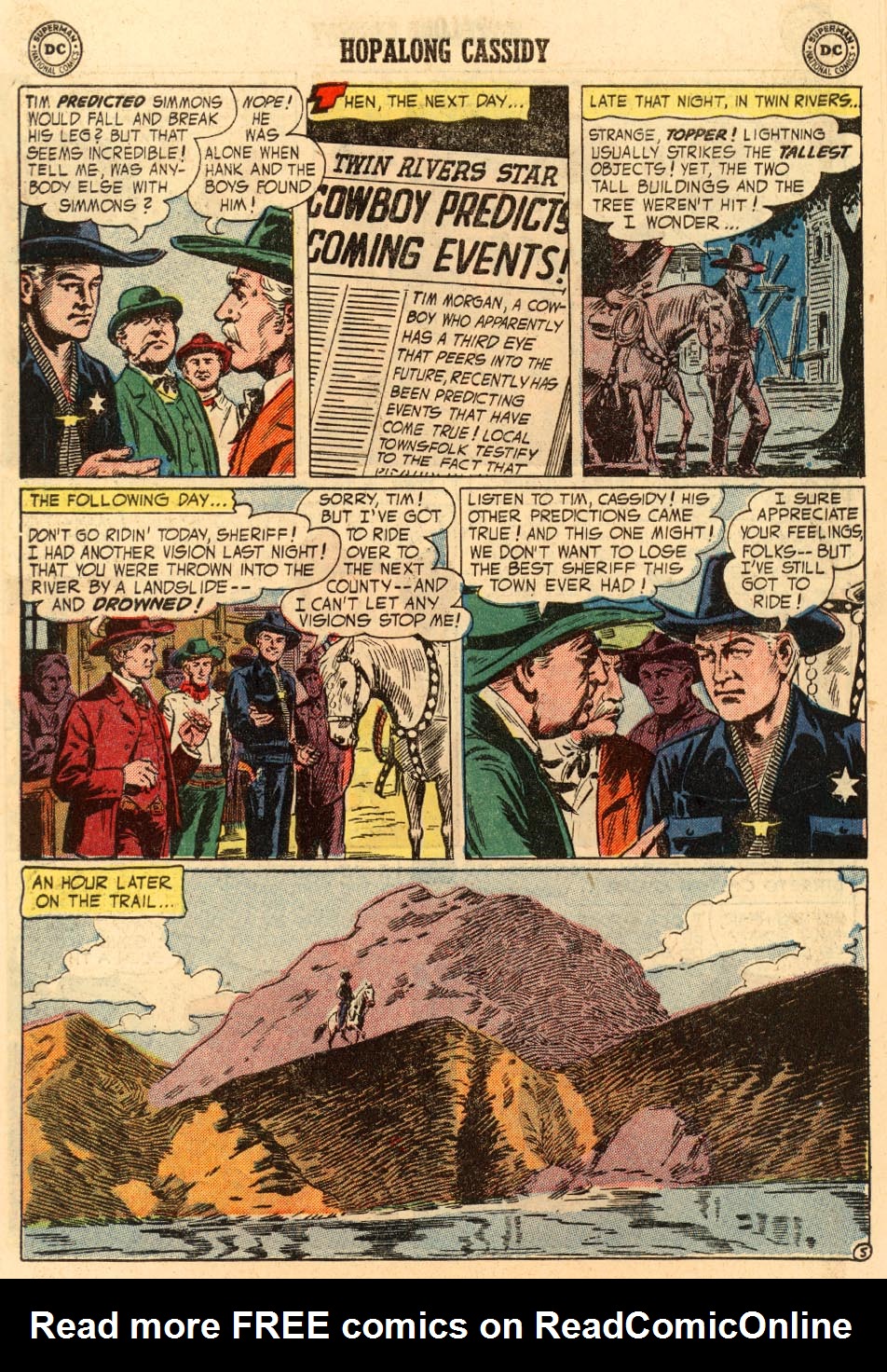 Read online Hopalong Cassidy comic -  Issue #97 - 7