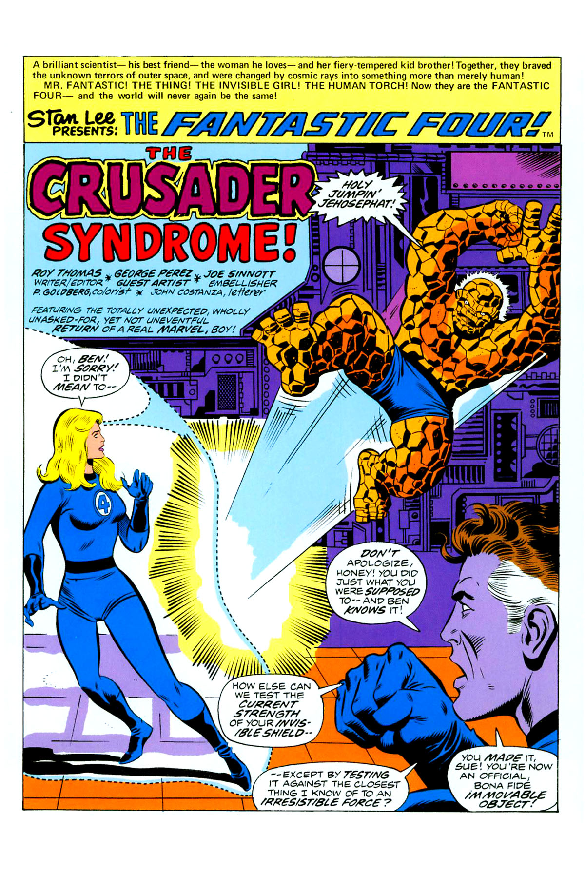 Read online Fantastic Four Visionaries: George Perez comic -  Issue # TPB 1 (Part 1) - 4