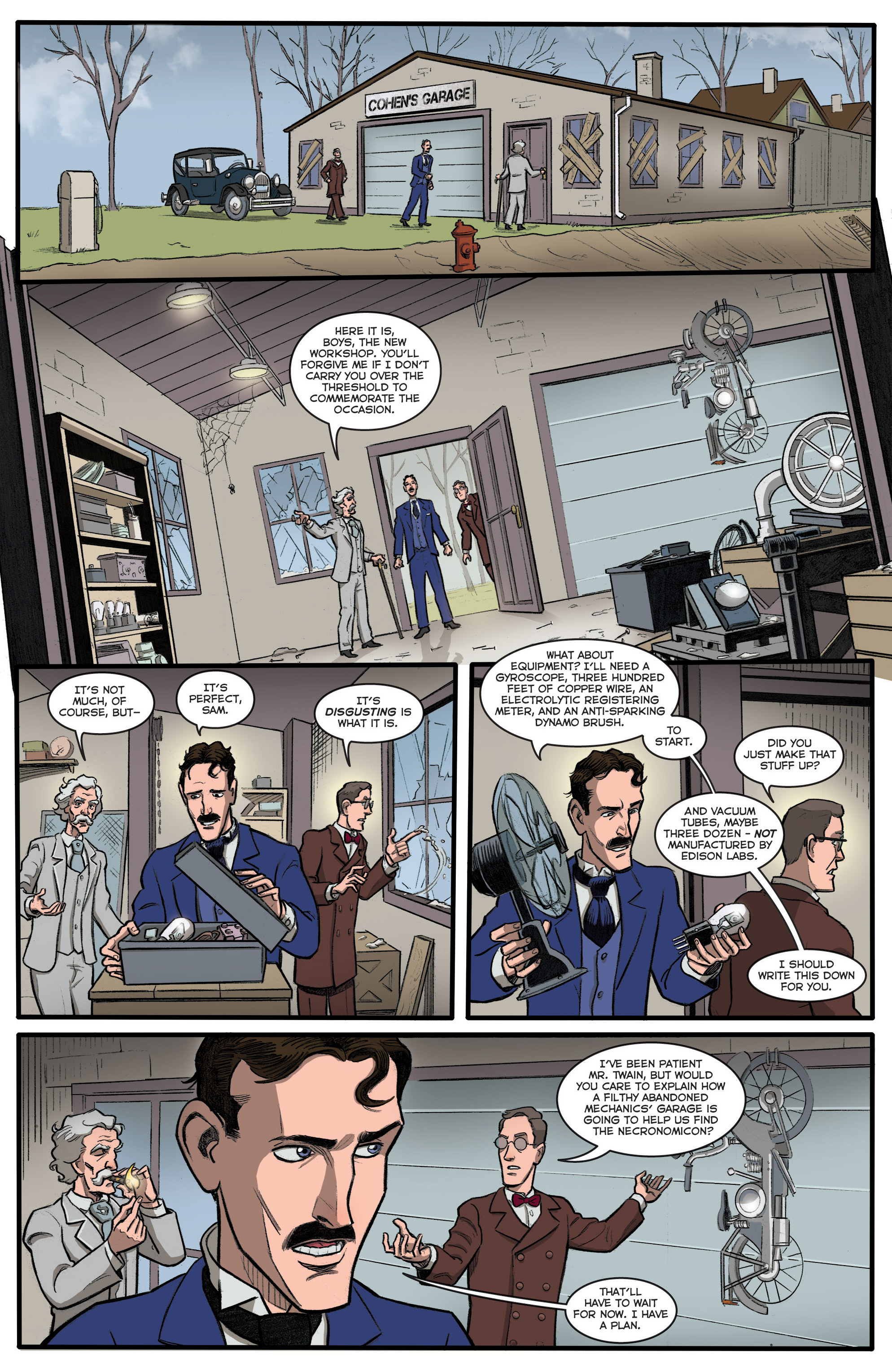 Read online Herald: Lovecraft and Tesla comic -  Issue #7 - 8