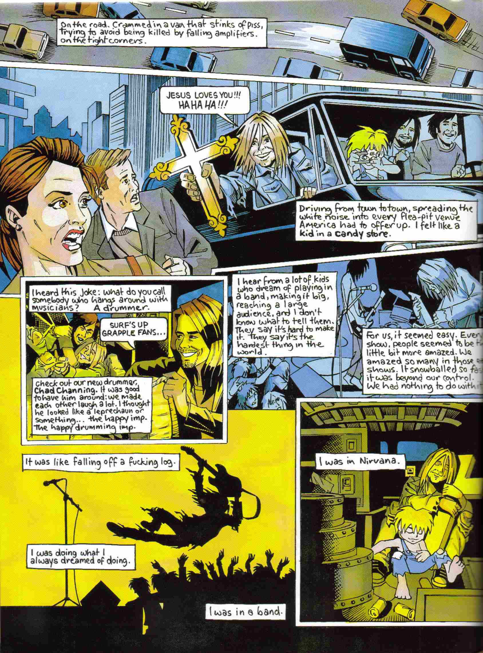 Read online GodSpeed: The Kurt Cobain Graphic comic -  Issue # TPB - 31