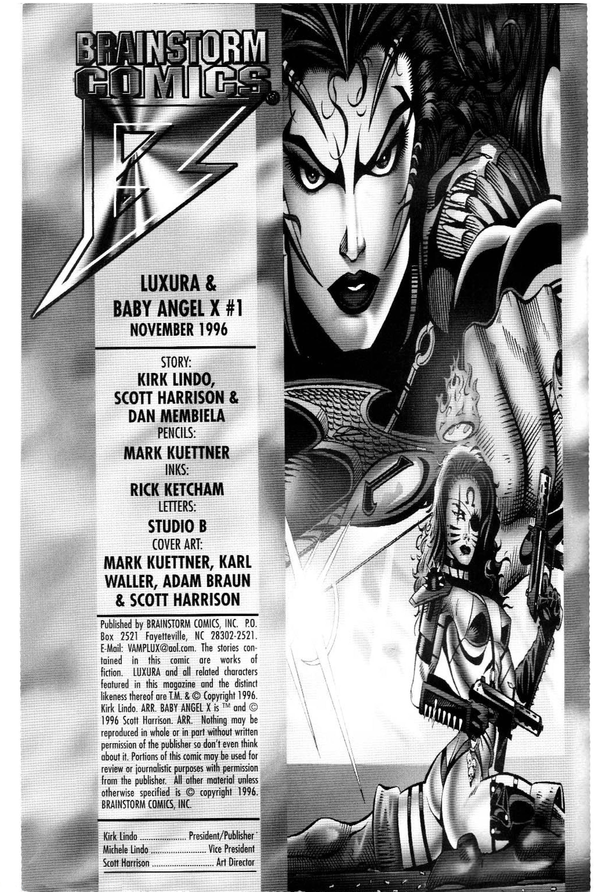 Read online Vampress Luxura / Baby Angel X comic -  Issue #1 - 2