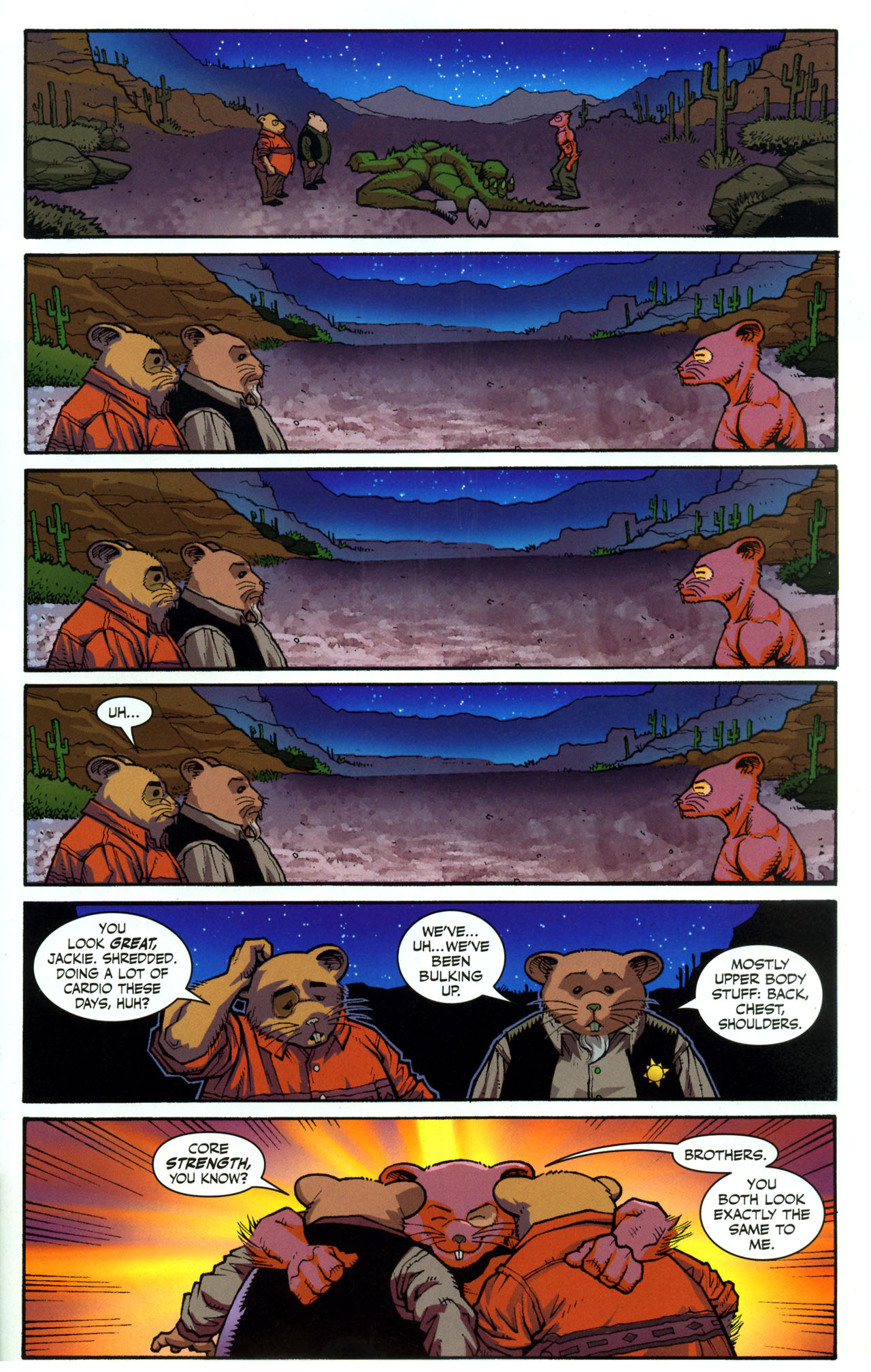 Read online Adolescent Radioactive Black Belt Hamsters (2008) comic -  Issue #3 - 19