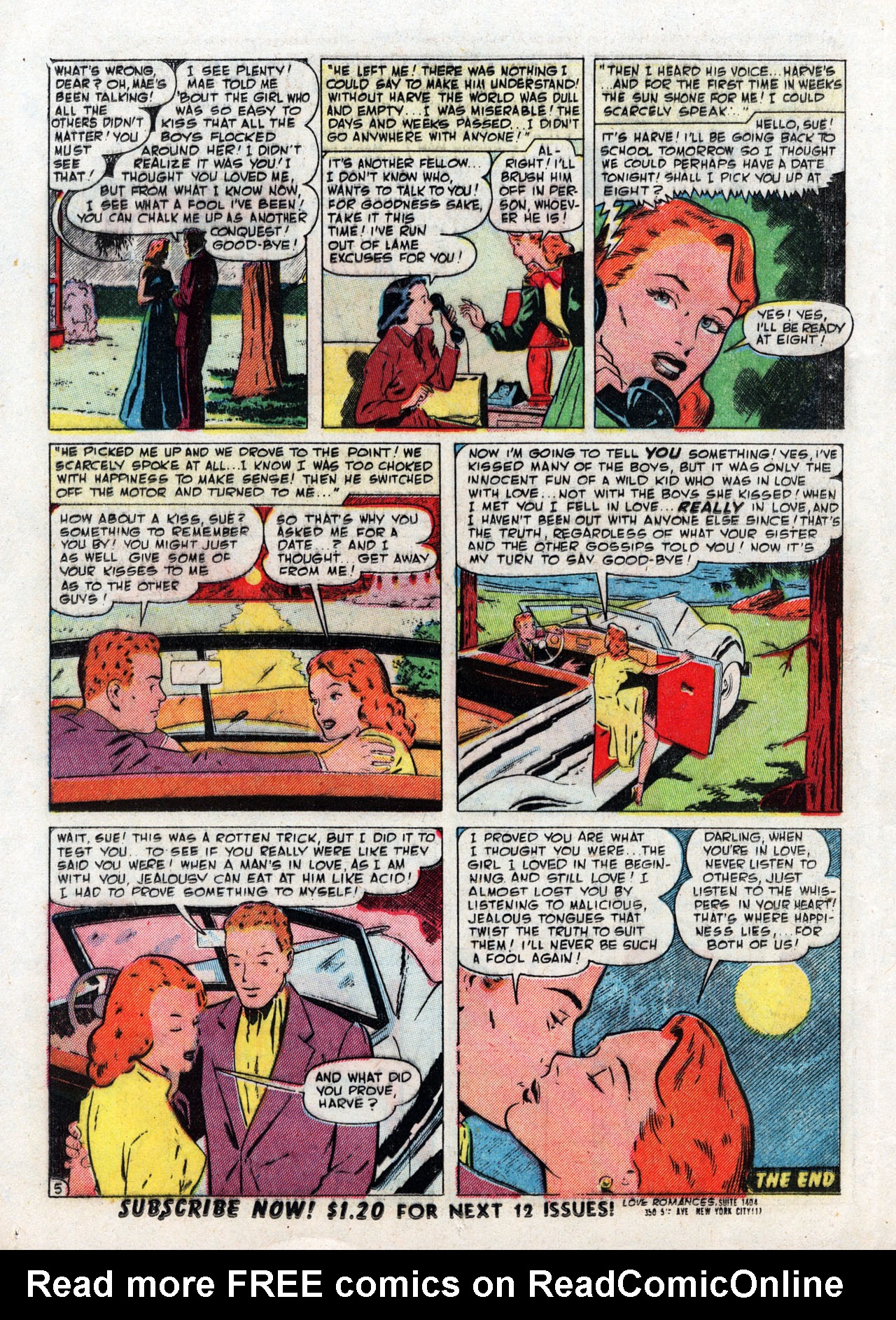 Read online Love Romances comic -  Issue #19 - 16