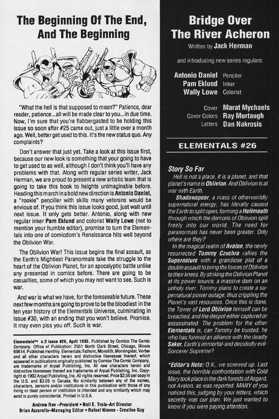 Read online Elementals (1989) comic -  Issue #26 - 2