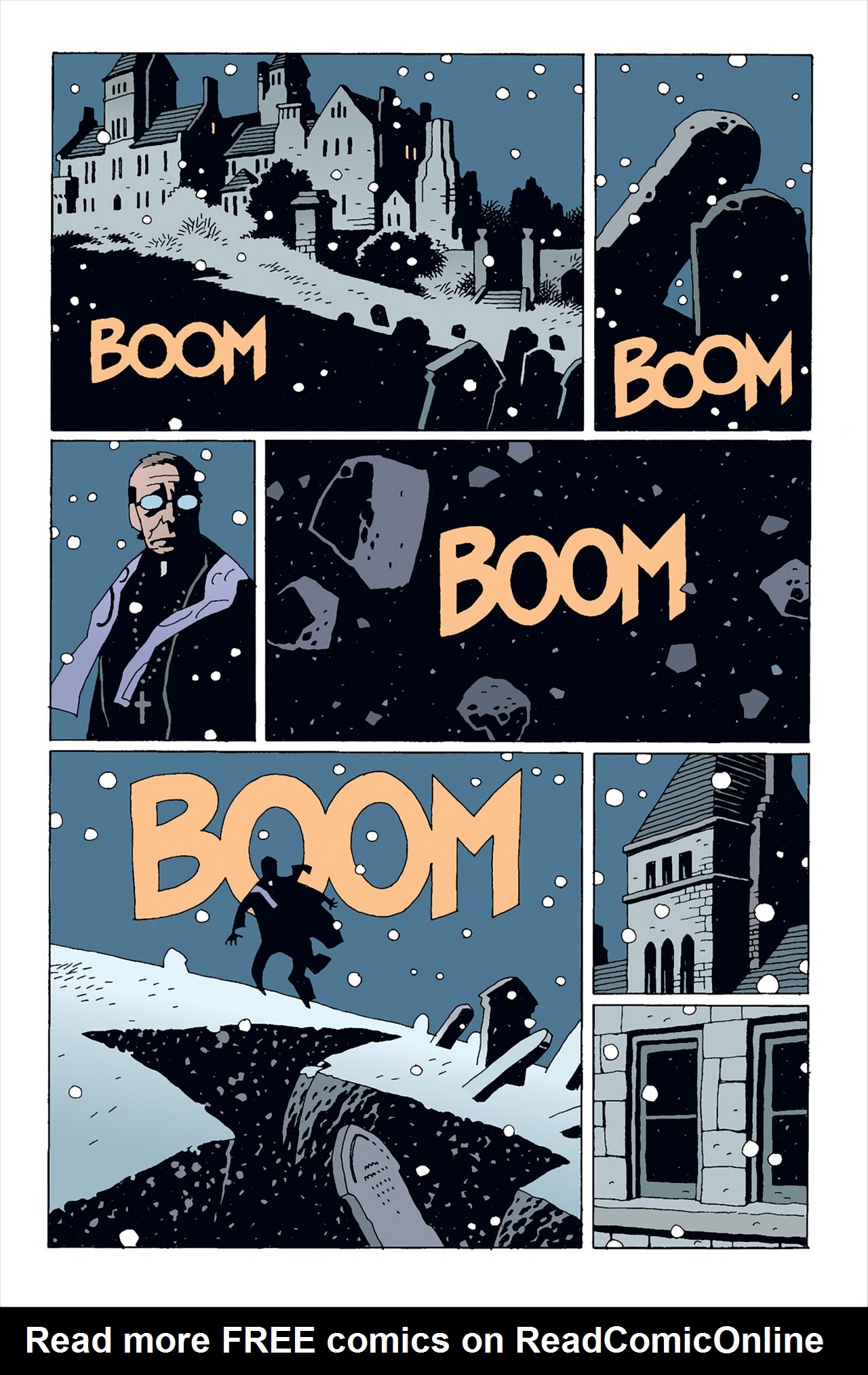 Read online Hellboy Christmas Underground comic -  Issue # Full - 19