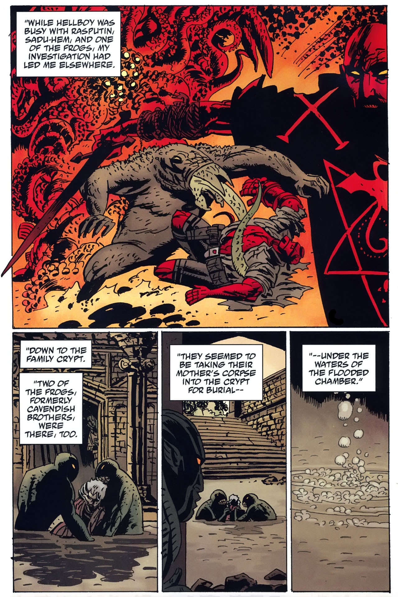 Read online B.P.R.D.: War on Frogs comic -  Issue #1 - 4
