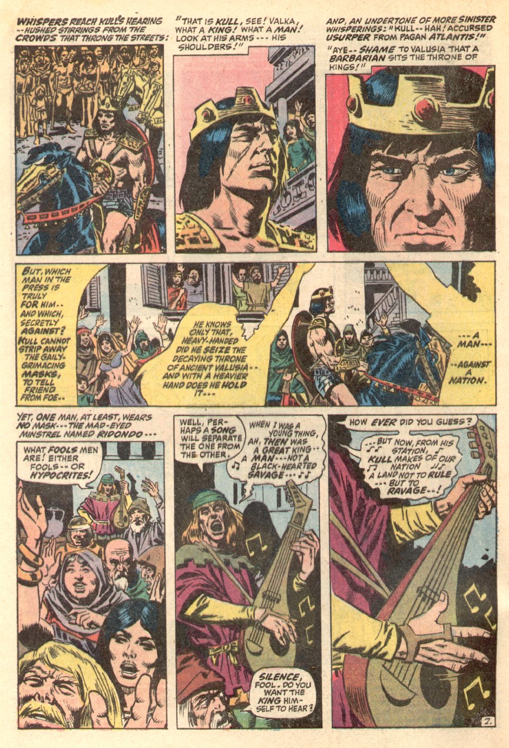 Read online Kull, the Conqueror (1971) comic -  Issue #1 - 4