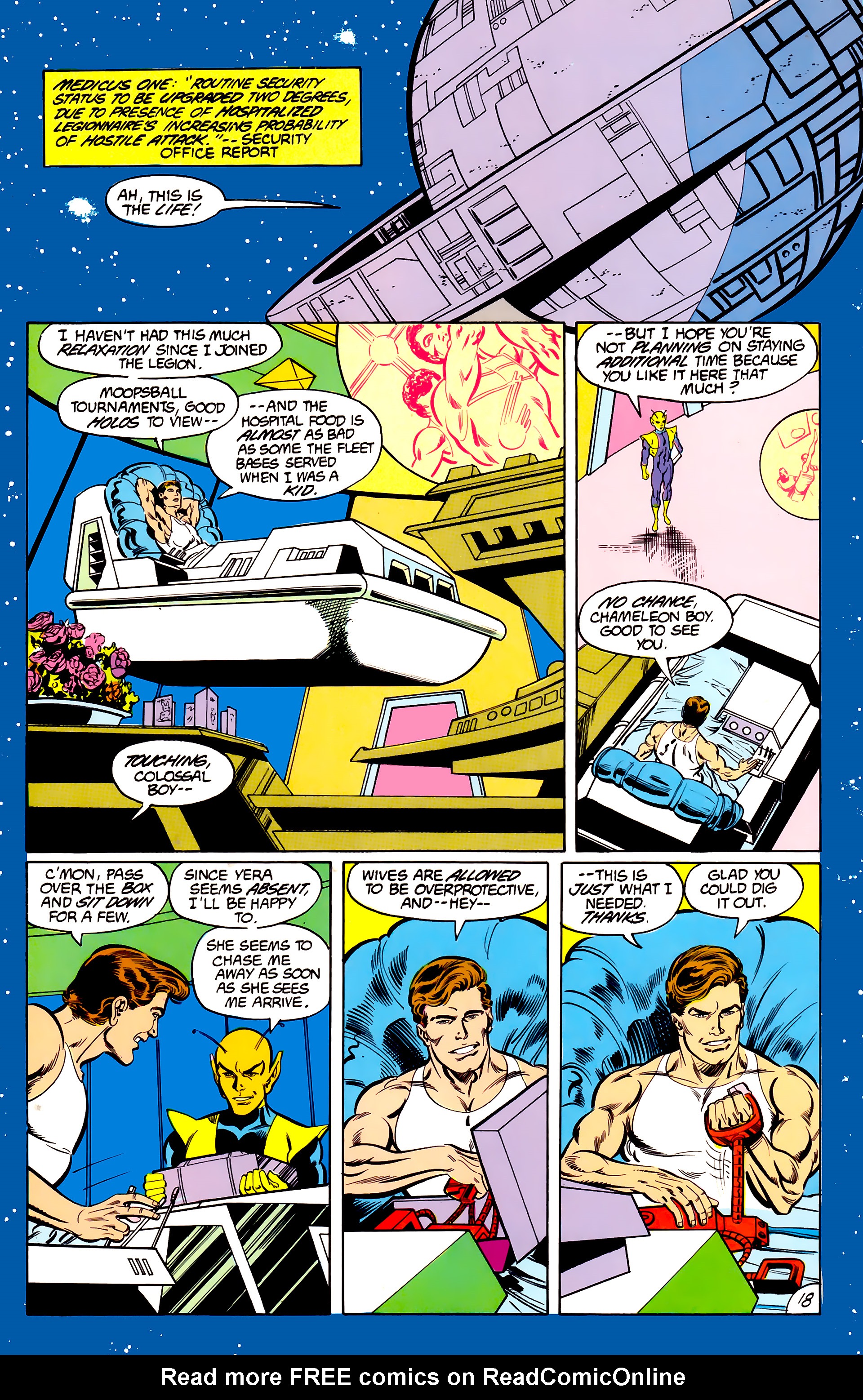 Read online Legion of Super-Heroes (1984) comic -  Issue #42 - 19
