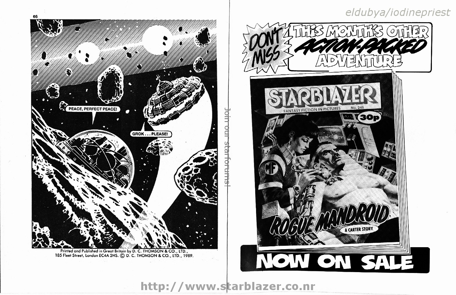Read online Starblazer comic -  Issue #244 - 35