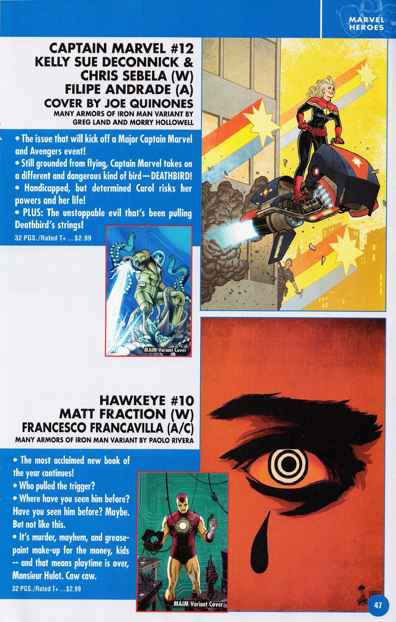 Read online Marvel Previews comic -  Issue #7 - 50