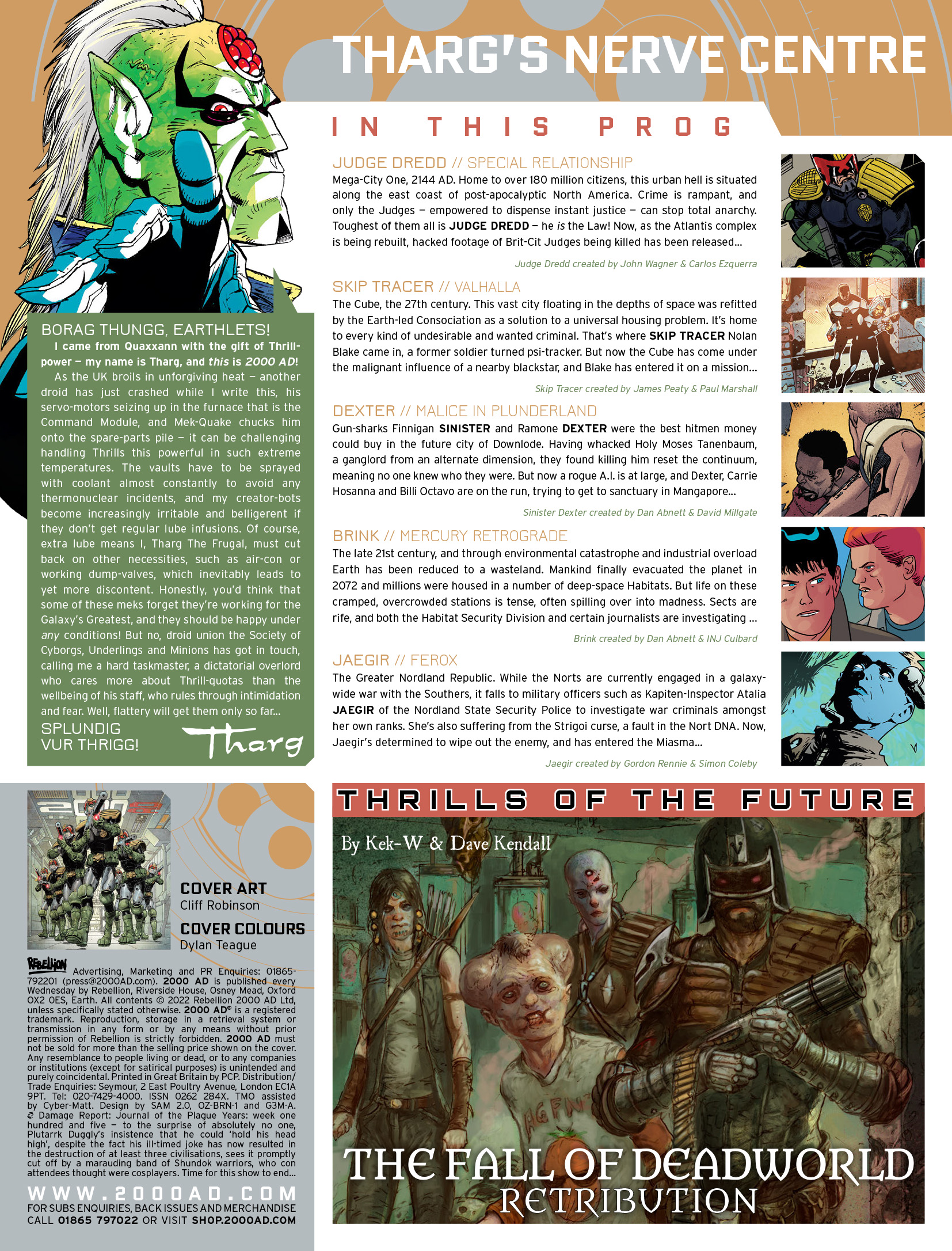 Read online 2000 AD comic -  Issue #2292 - 2