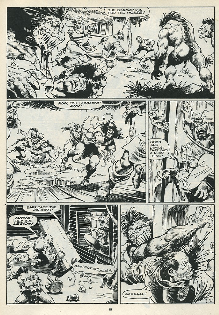 Read online The Savage Sword Of Conan comic -  Issue #172 - 17