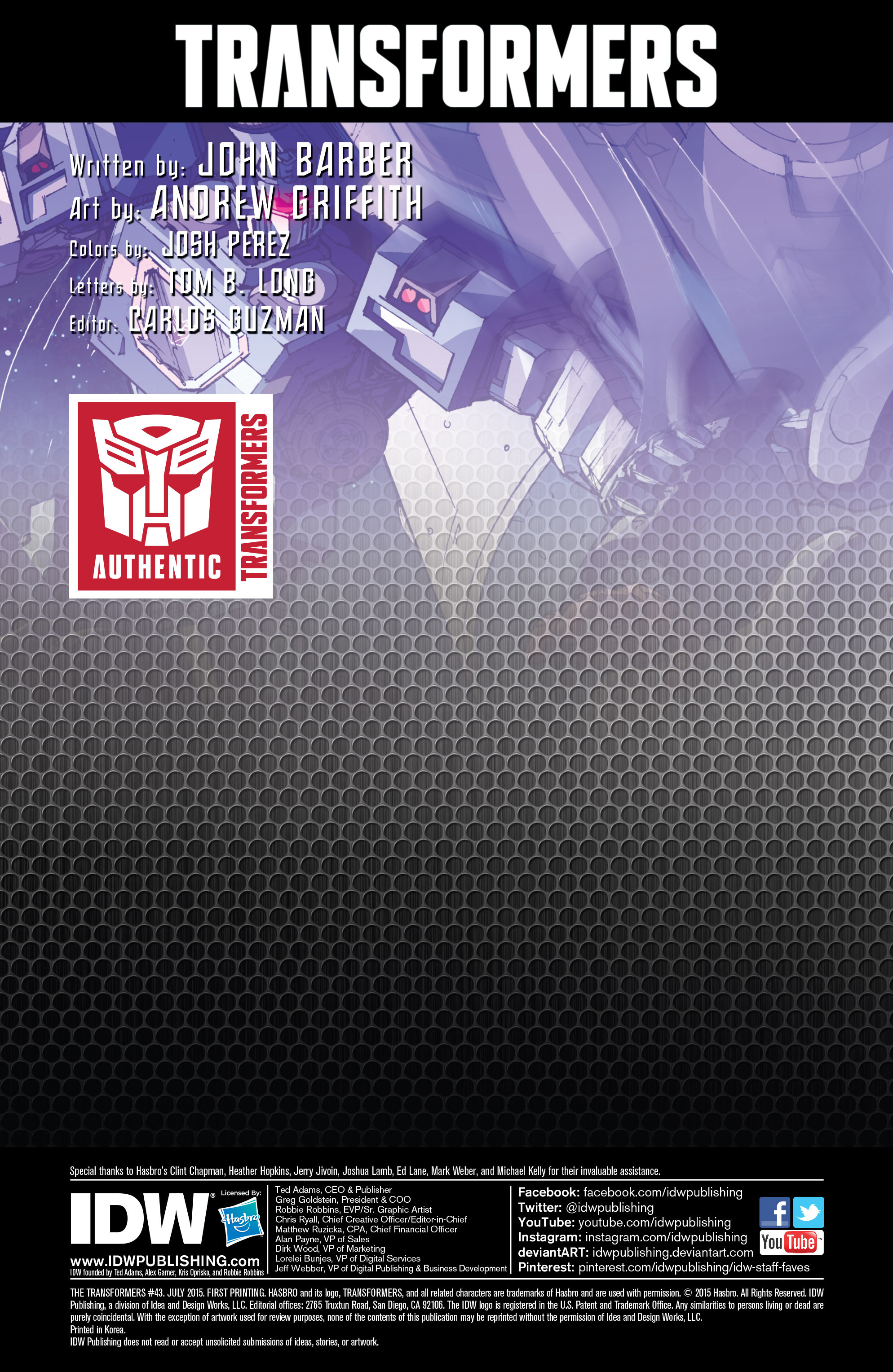 Read online The Transformers (2014) comic -  Issue #43 - 4