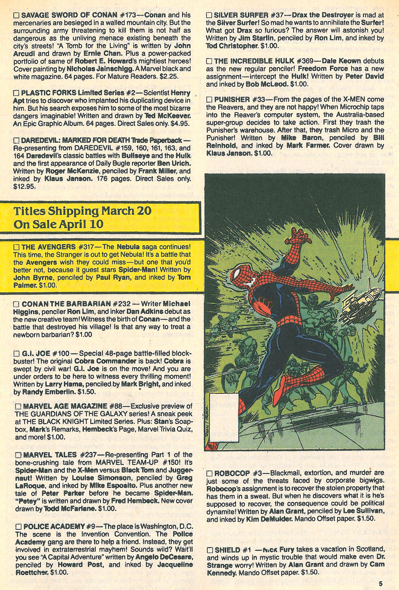 Read online Marvel Age comic -  Issue #87 - 7