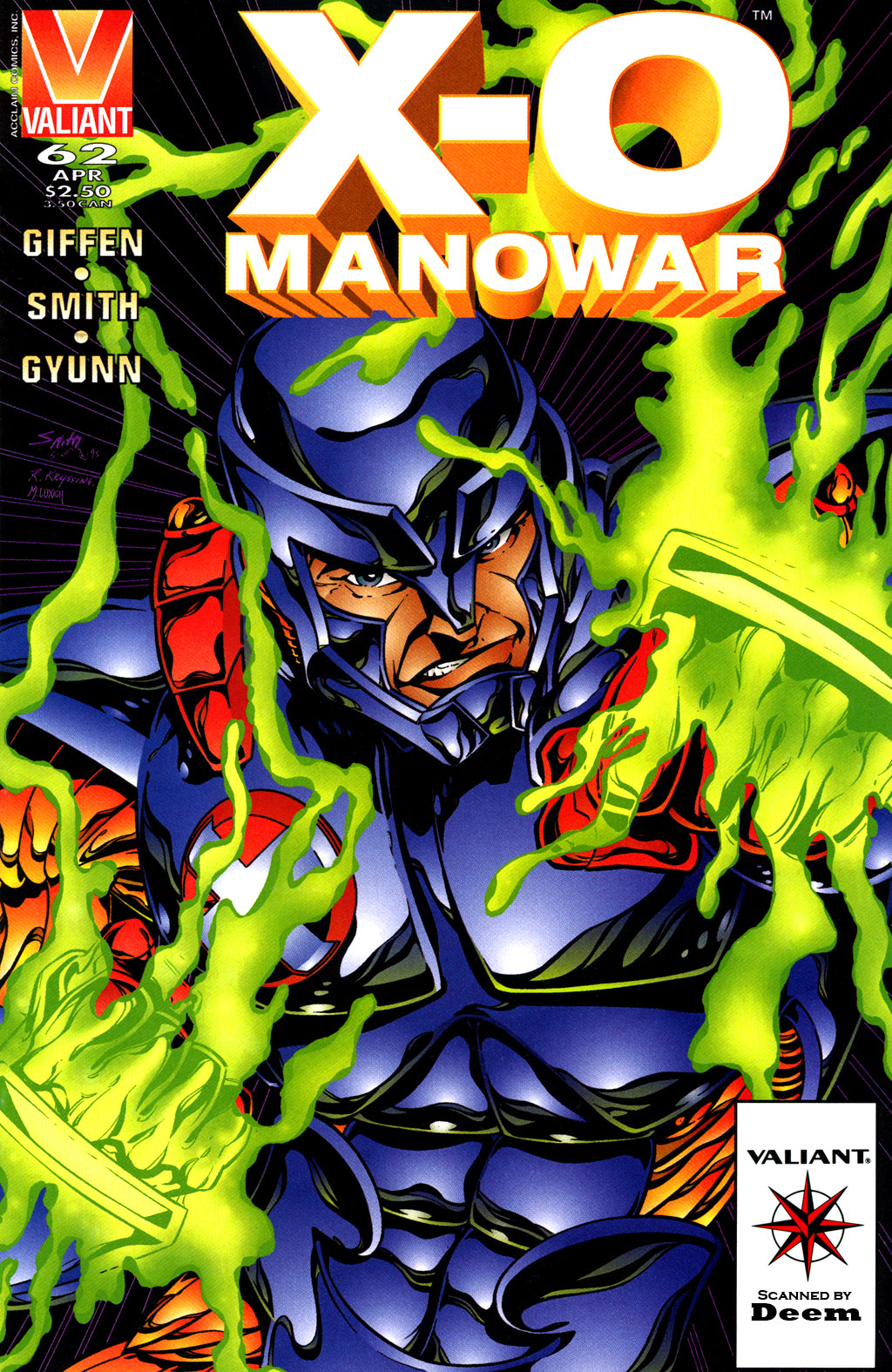 Read online X-O Manowar (1992) comic -  Issue #62 - 1
