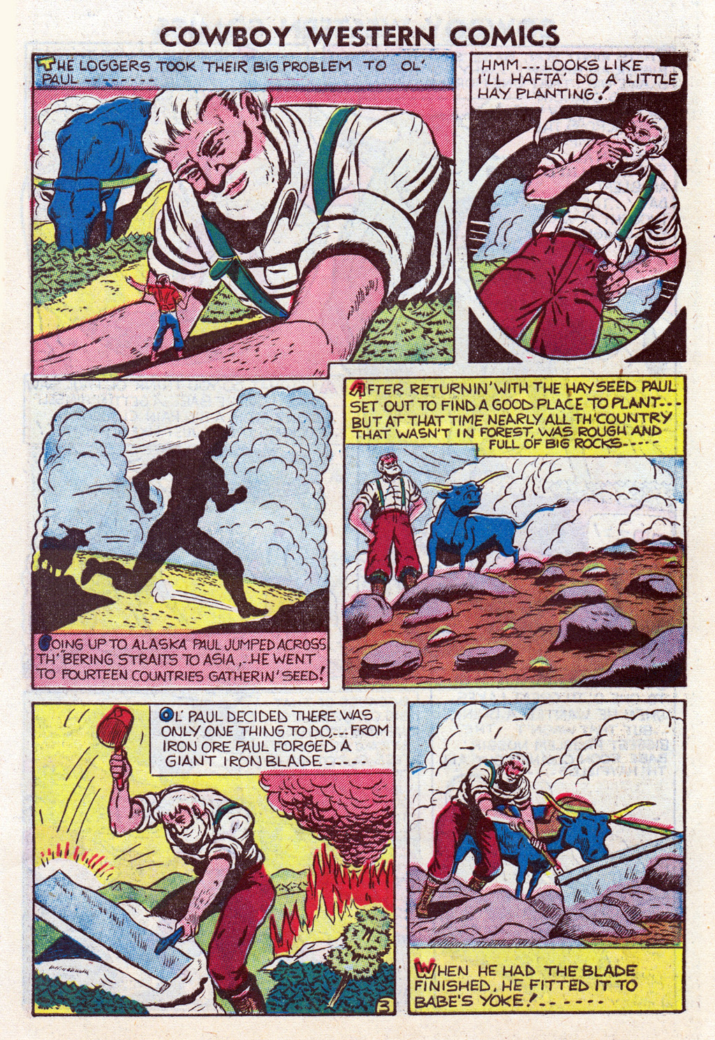 Read online Cowboy Western Comics (1948) comic -  Issue #36 - 10