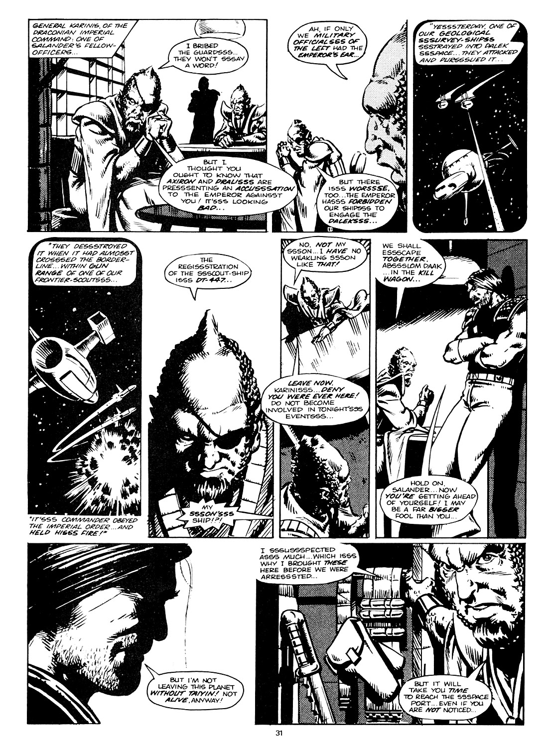 Read online Marvel Graphic Novel comic -  Issue #4 Abslom Daak, Dalek Killer - 31