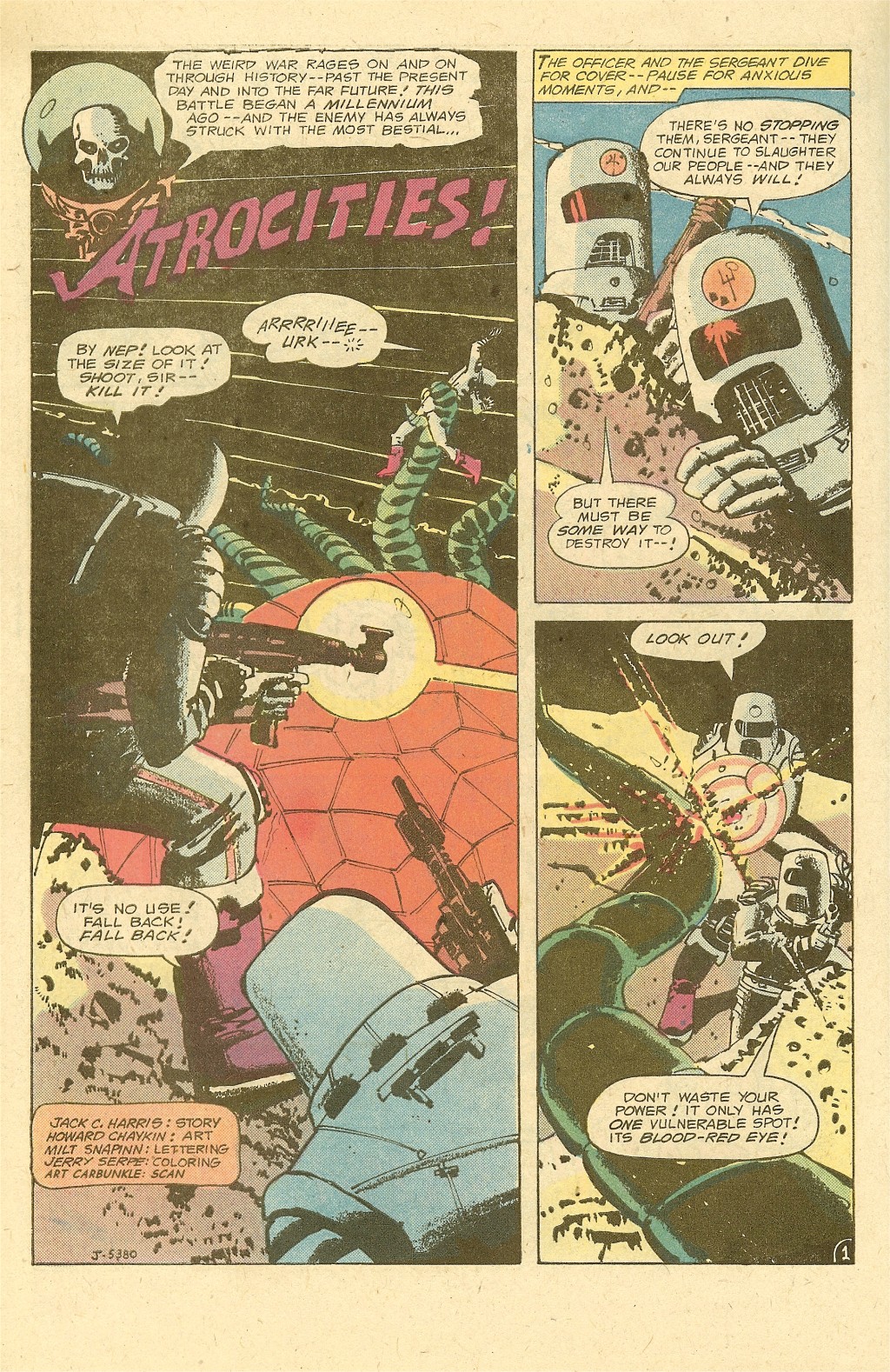 Read online Weird War Tales (1971) comic -  Issue #69 - 40