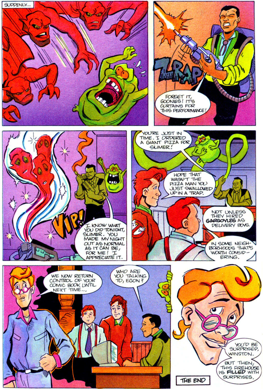 Read online Real Ghostbusters comic -  Issue #19 - 29