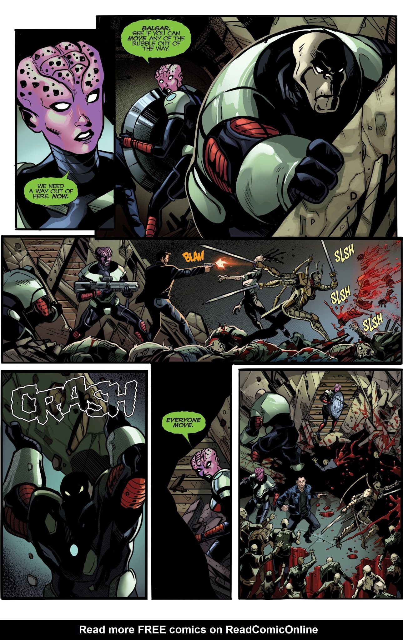 Read online Aliens vs. Zombies comic -  Issue #5 - 4