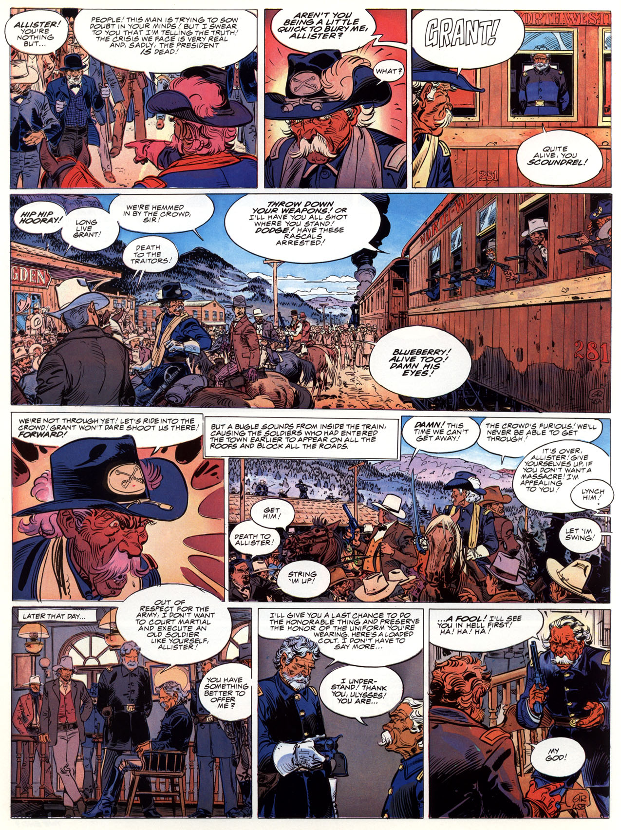 Read online Epic Graphic Novel: Blueberry comic -  Issue #5 - 97