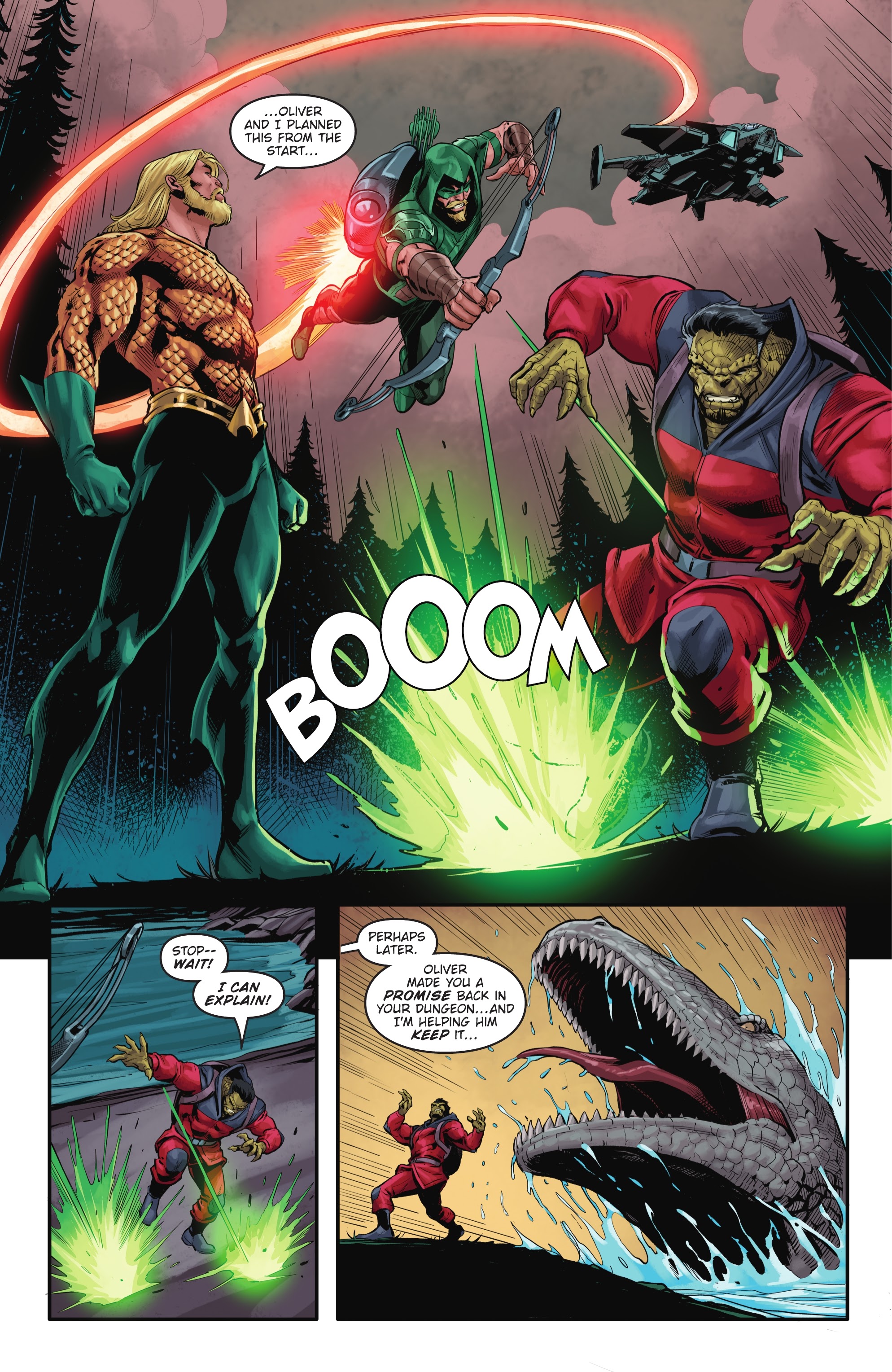 Read online Aquaman/Green Arrow - Deep Target comic -  Issue #6 - 12