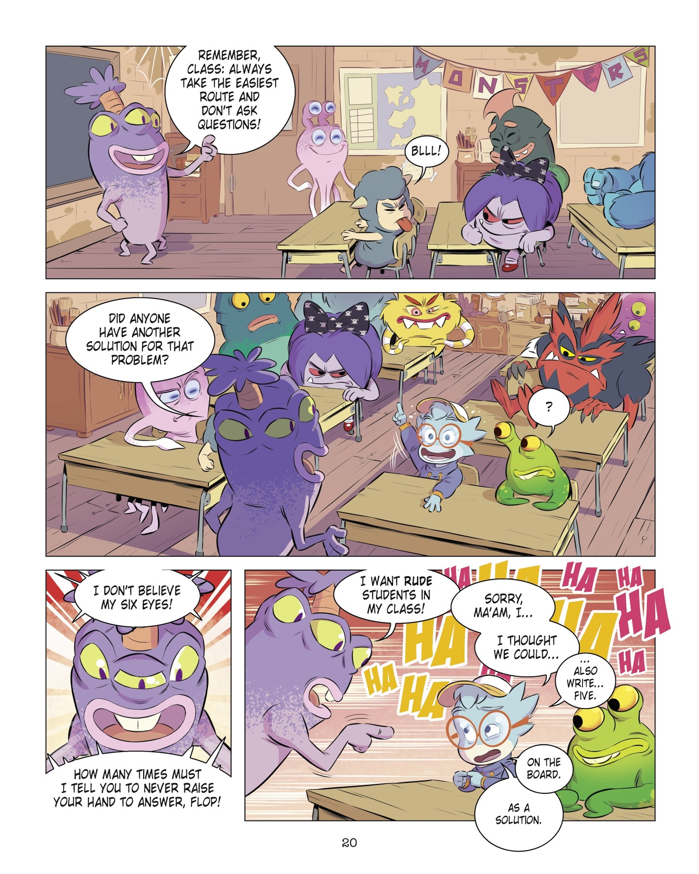 Read online The School for Little Monsters: It's Tough Being Flop comic -  Issue # TPB - 20