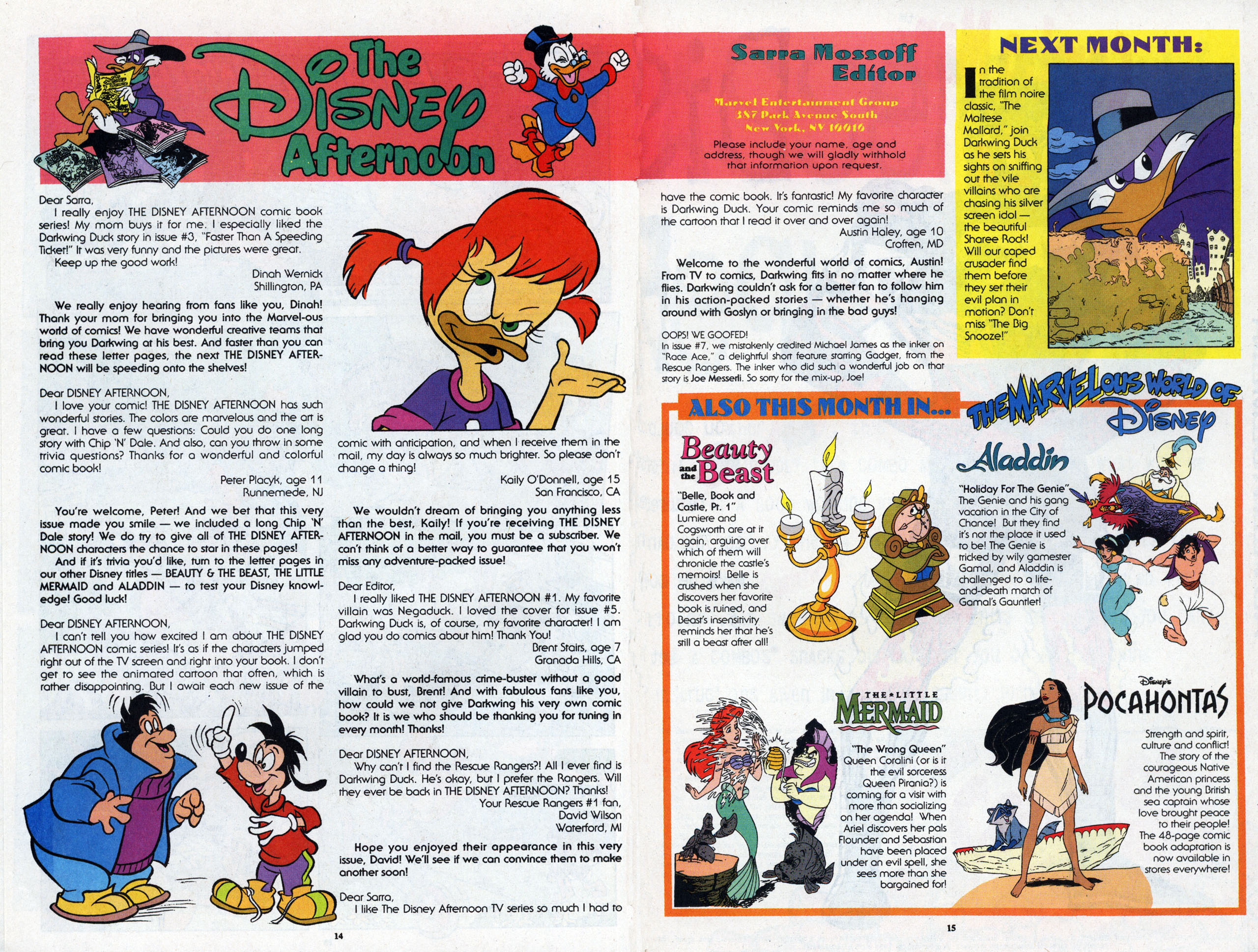 The Disney Afternoon Issue #9 #9 - English 15