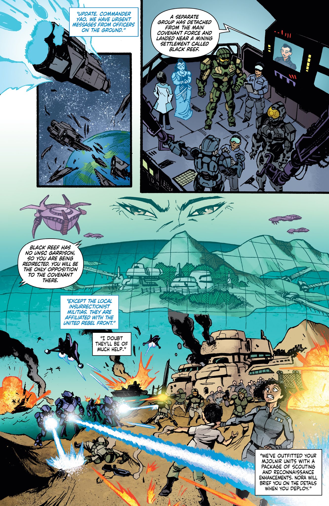 Read online Halo: Collateral Damage comic -  Issue #1 - 9