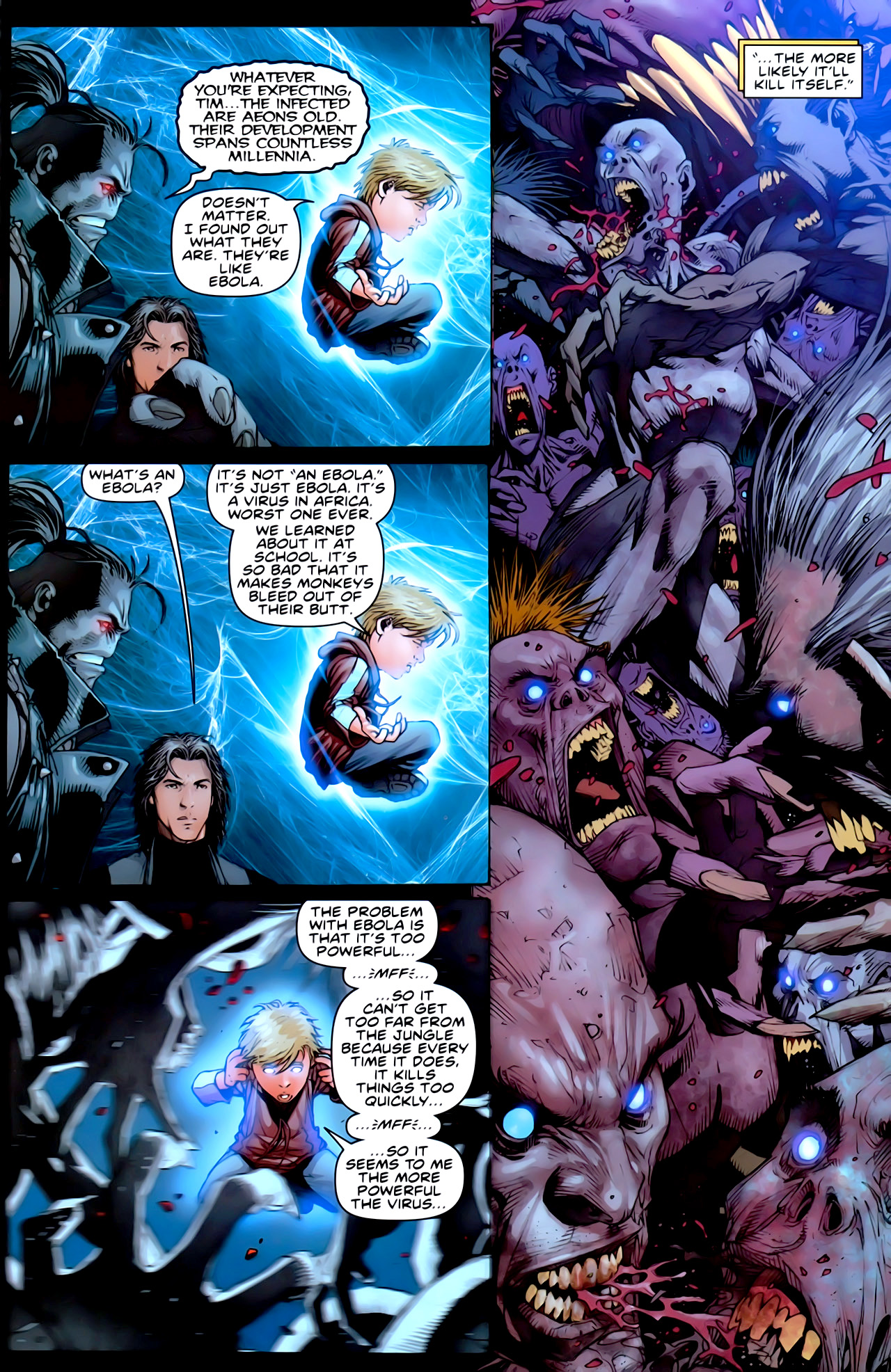 Read online The Darkness/Pitt comic -  Issue #3 - 22