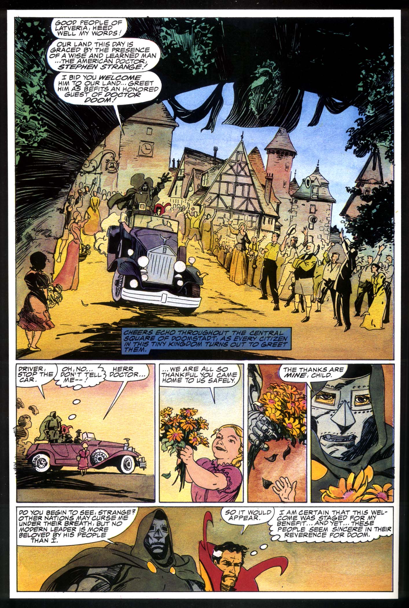 Read online Marvel Graphic Novel comic -  Issue #49 - Doctor Strange & Doctor Doom - Triumph & Torment - 31