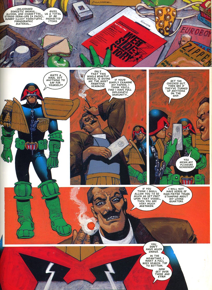Read online Judge Dredd [Collections - Hamlyn | Mandarin] comic -  Issue # TPB Tales of the Damned - 31