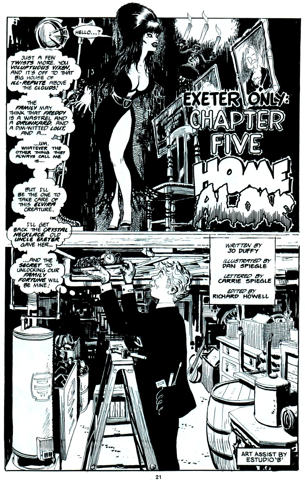 Read online Elvira, Mistress of the Dark comic -  Issue #5 - 23