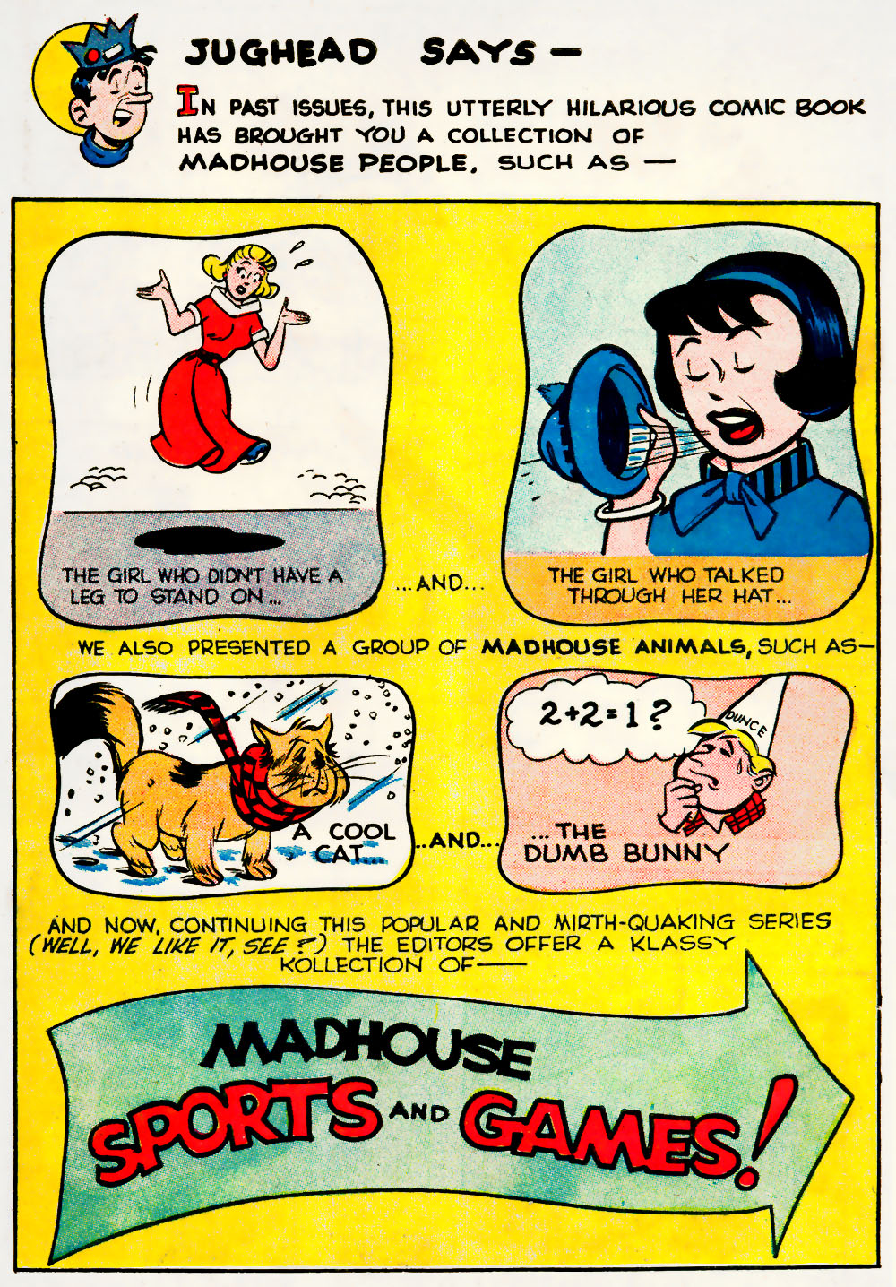 Read online Archie's Madhouse comic -  Issue #15 - 17