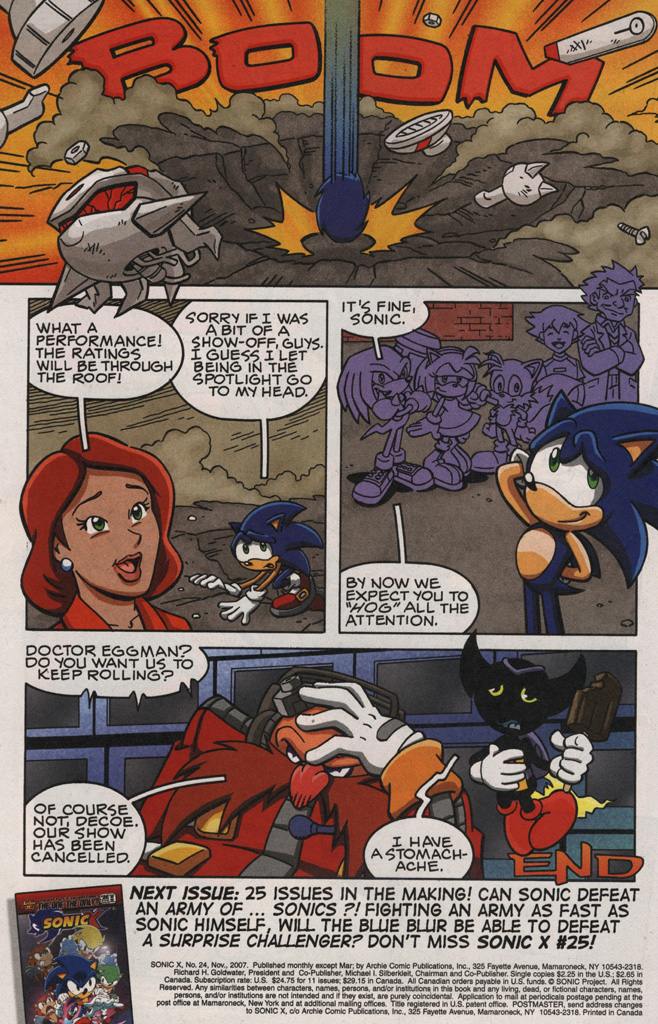 Read online Sonic X comic -  Issue #24 - 34