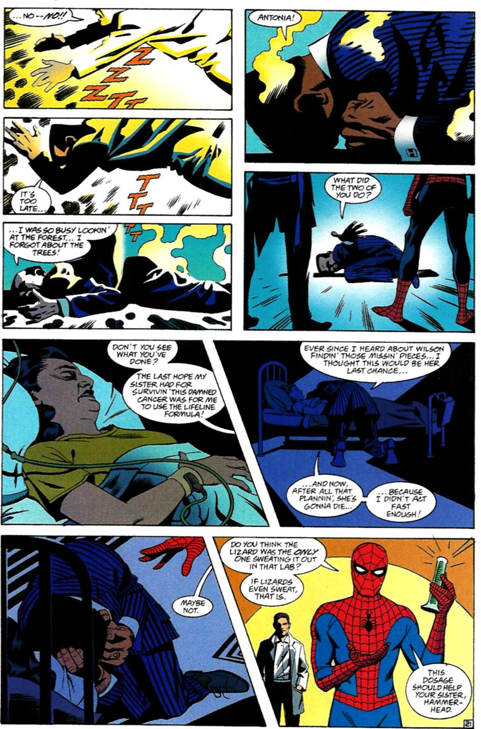 Read online Spider-Man: Lifeline comic -  Issue #3 - 21