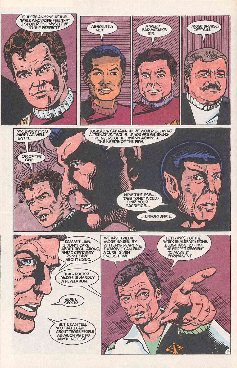 Read online Star Trek (1989) comic -  Issue #6 - 14