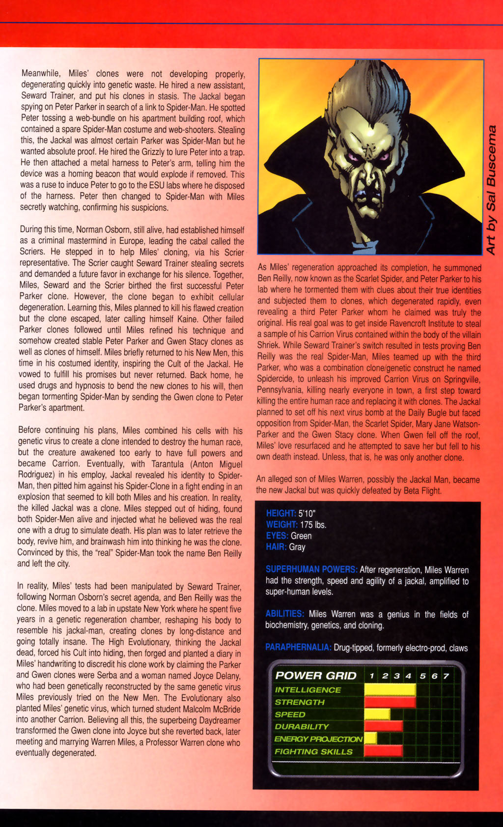 Read online Official Handbook of the Marvel Universe: Spider-Man 2005 comic -  Issue # Full - 21