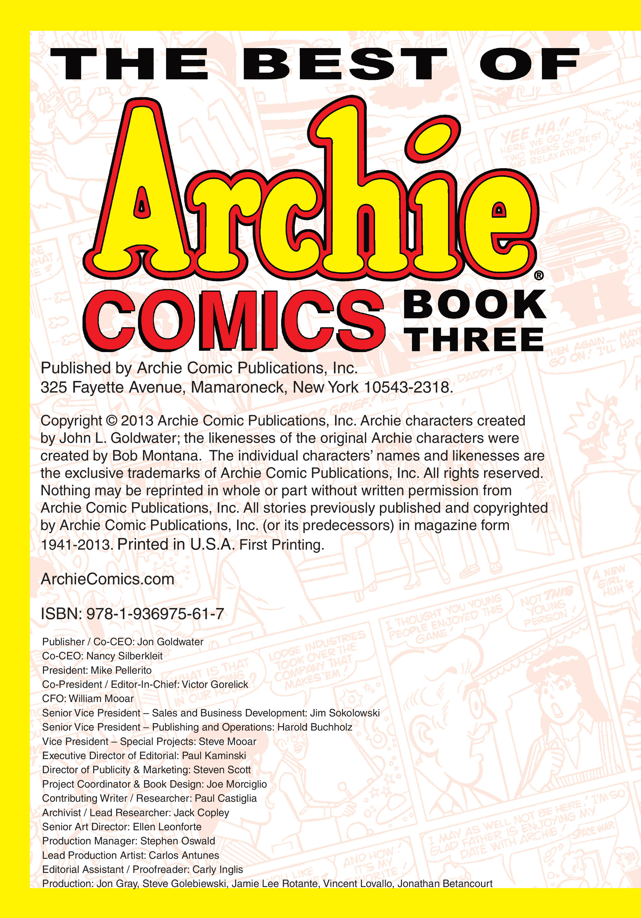 Read online The Best of Archie Comics comic -  Issue # TPB 3 (Part 1) - 3