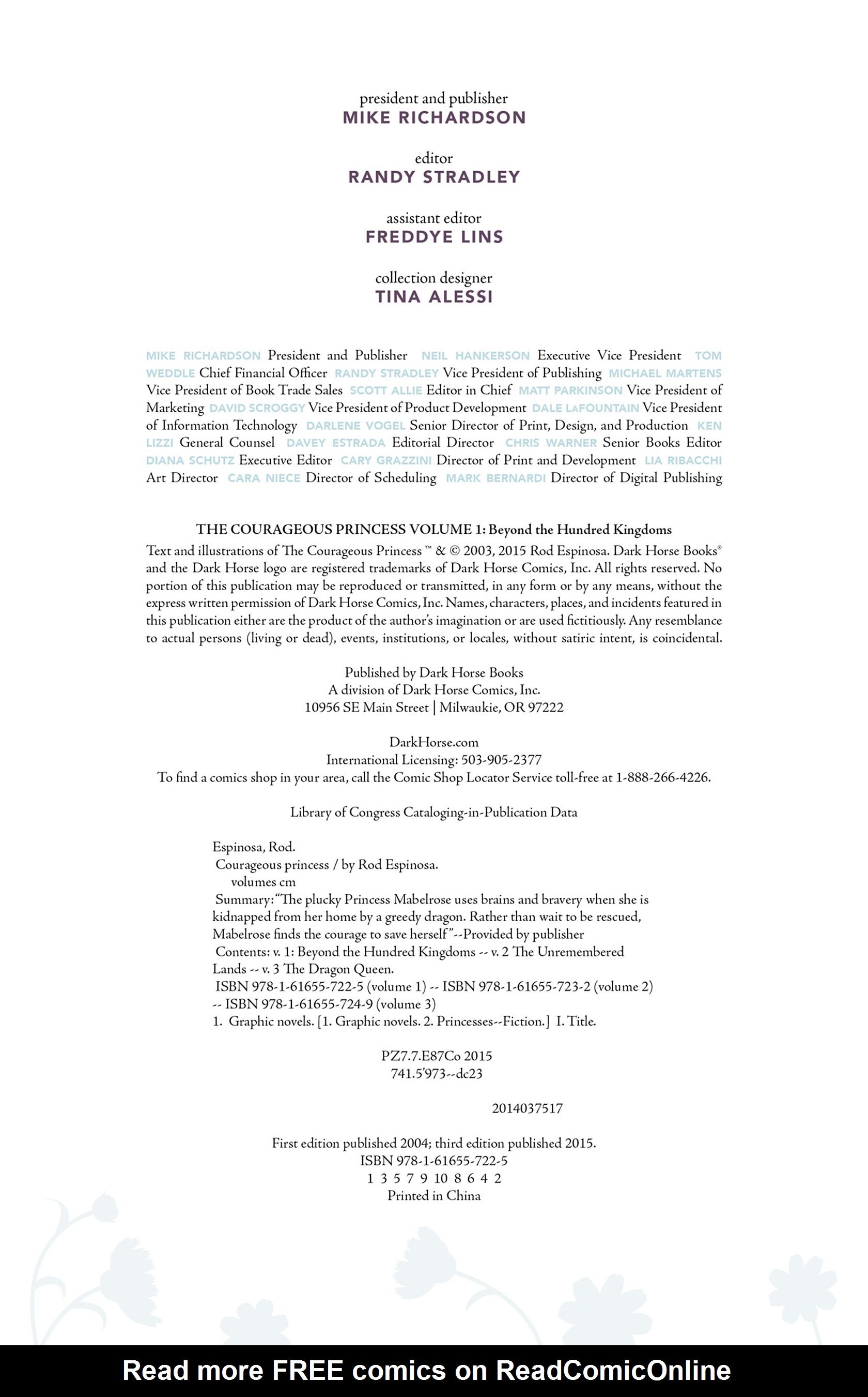 Read online Courageous Princess comic -  Issue # TPB 1 - 5