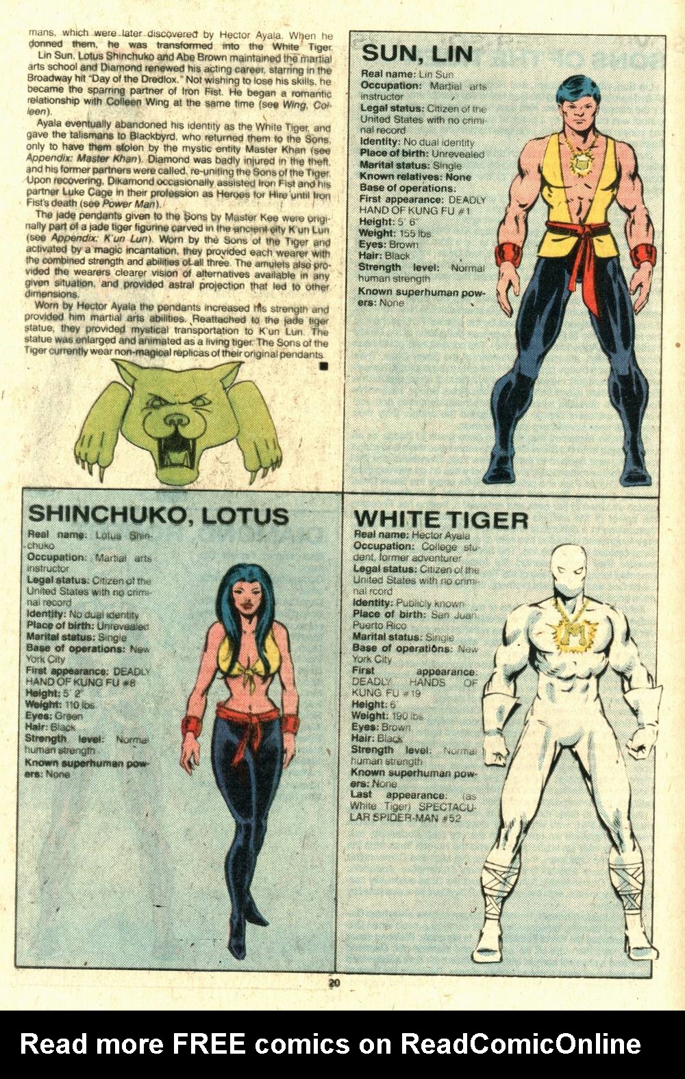 Read online The Official Handbook of the Marvel Universe Deluxe Edition comic -  Issue #12 - 22