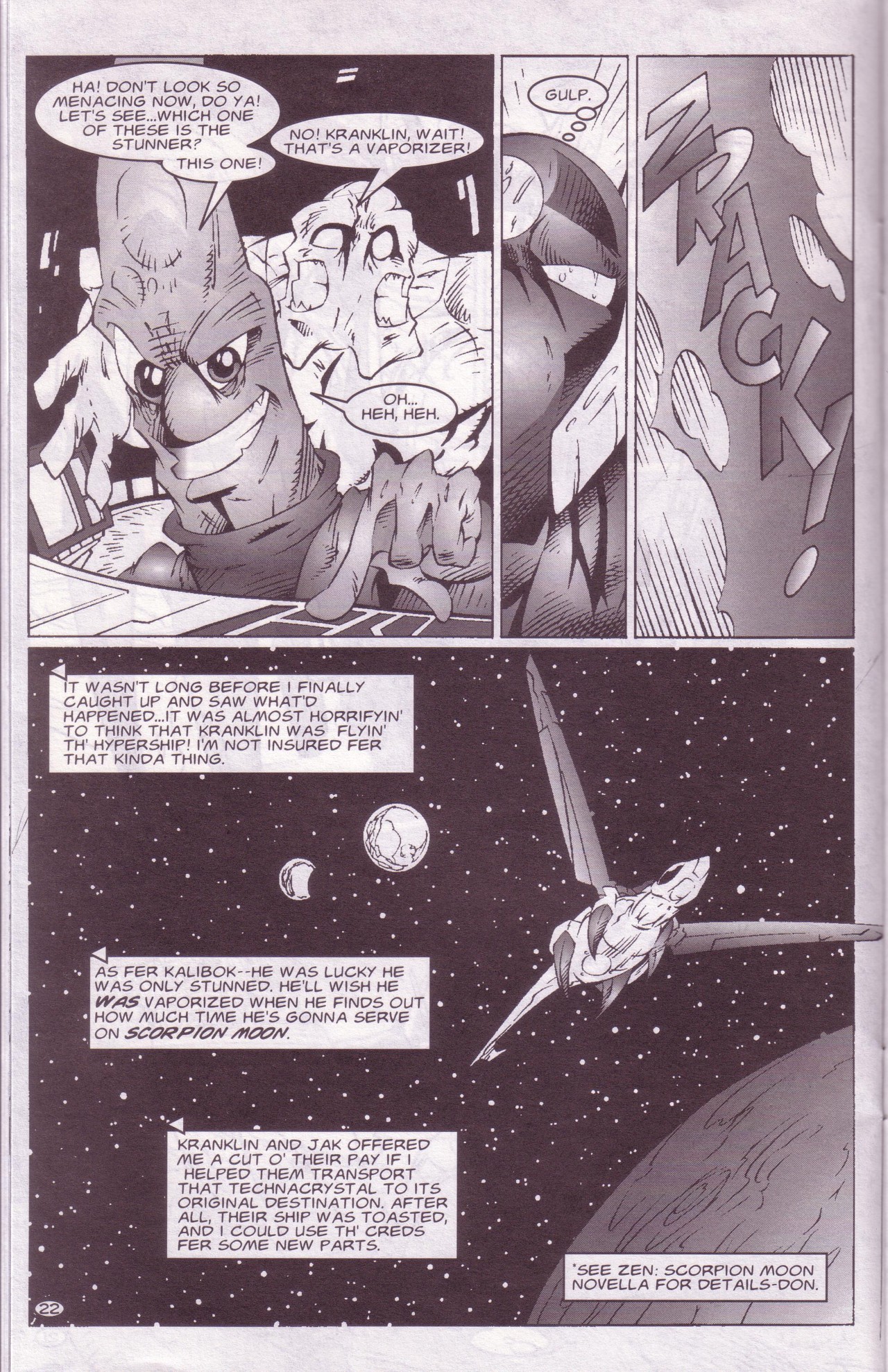 Read online Zen Intergalactic Ninja: Starquest comic -  Issue #5 - 24
