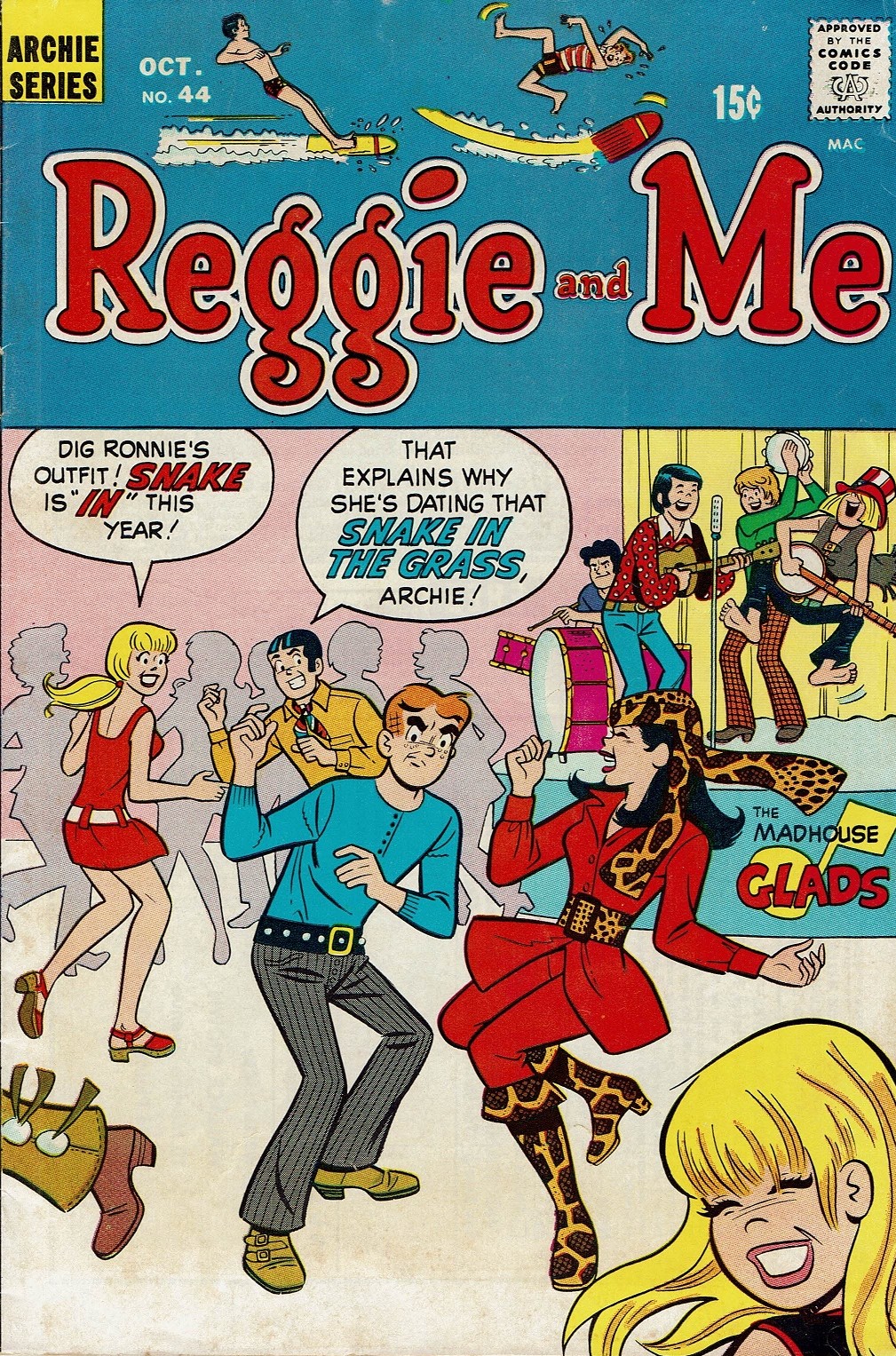 Read online Reggie and Me (1966) comic -  Issue #44 - 1