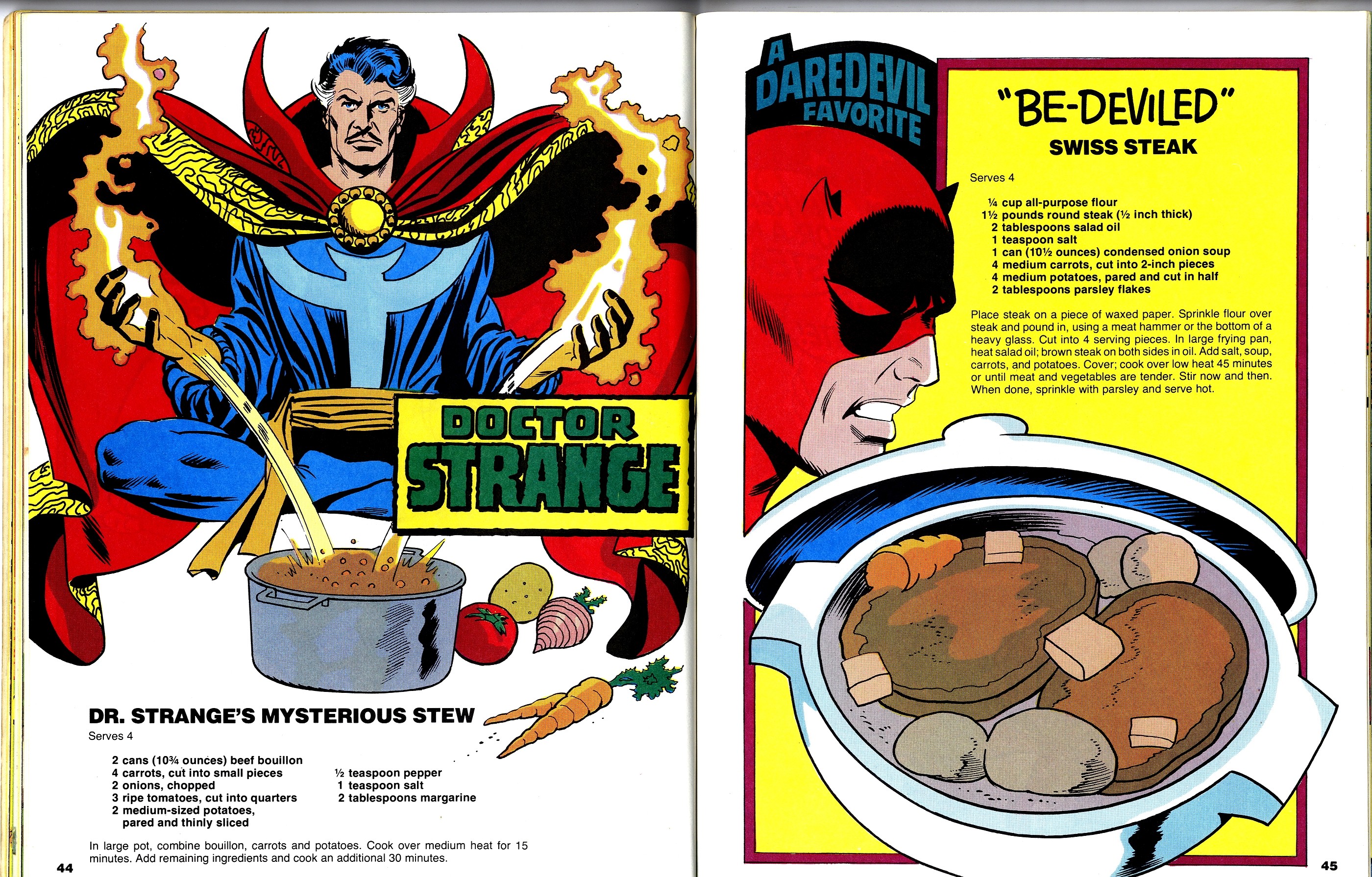Read online The Mighty Marvel Superheroes' Cookbook comic -  Issue # Full - 24