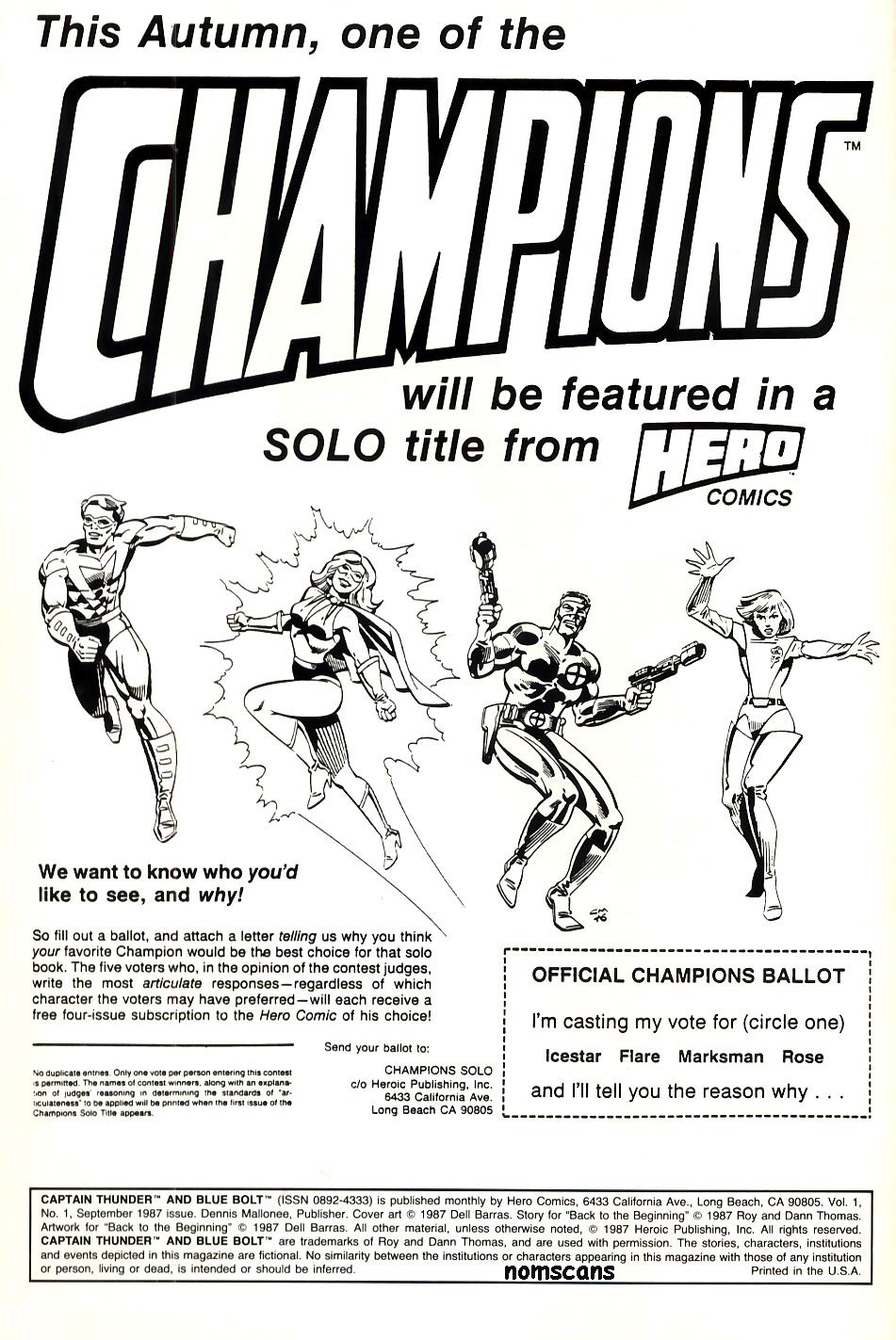 Read online Captain Thunder and Blue Bolt comic -  Issue #1 - 2