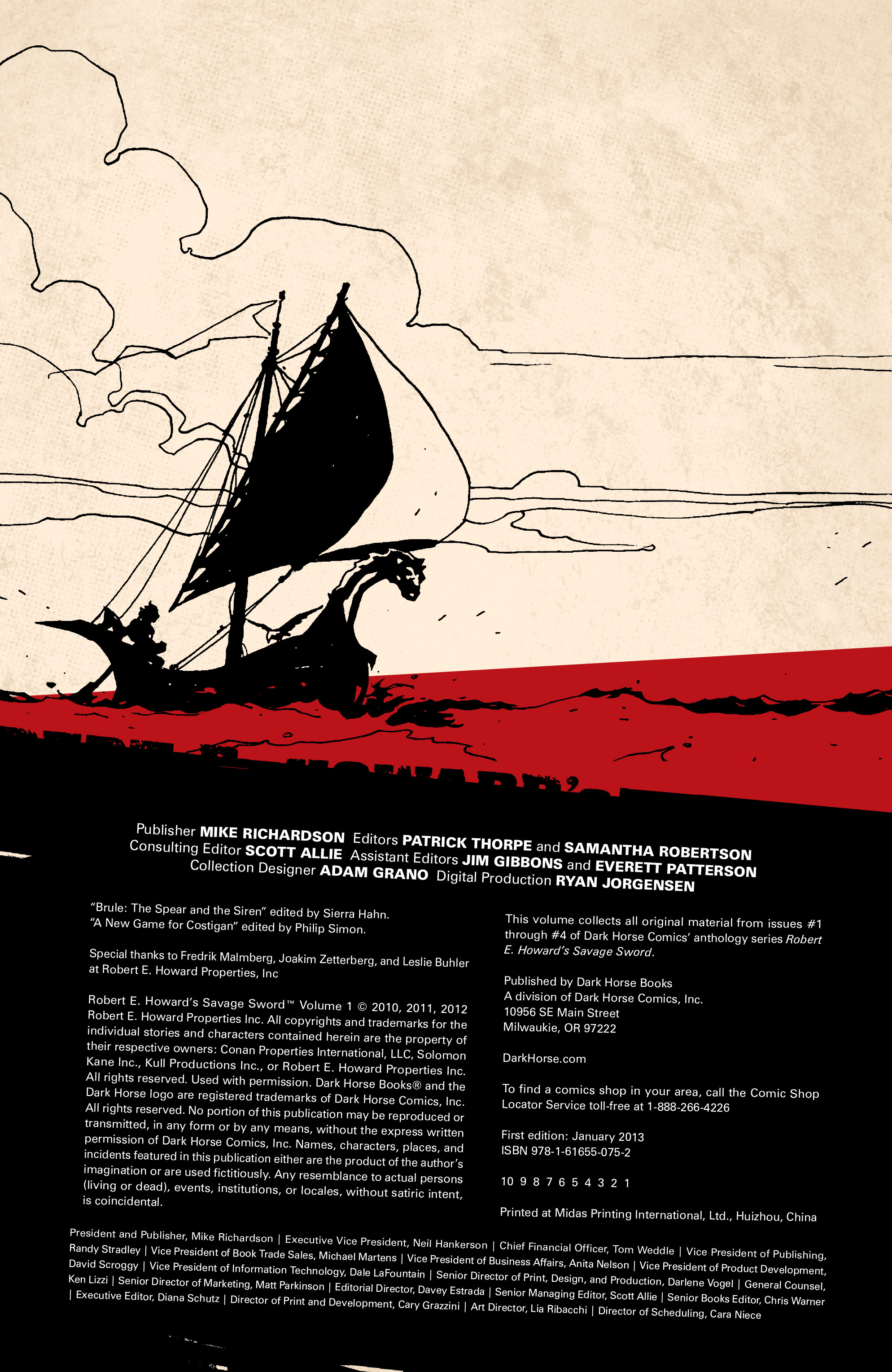 Read online Robert E. Howard's Savage Sword comic -  Issue # _TPB 1 - 6