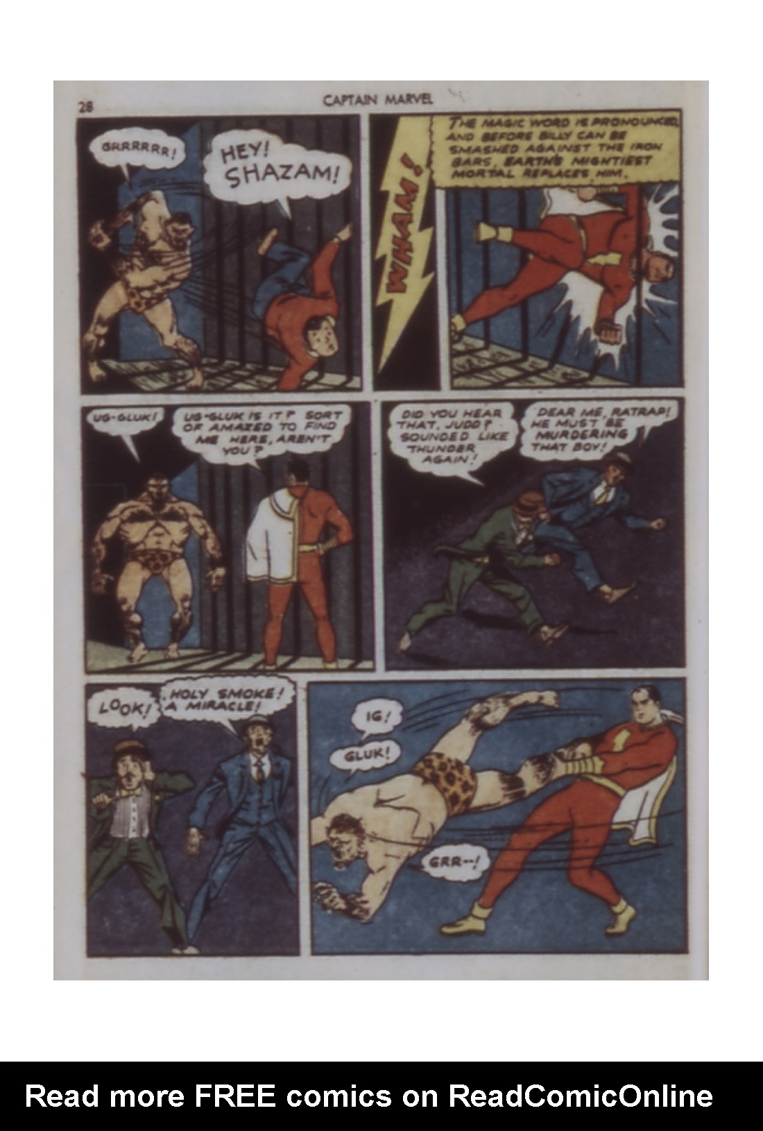 Read online Captain Marvel Adventures comic -  Issue #6 - 28
